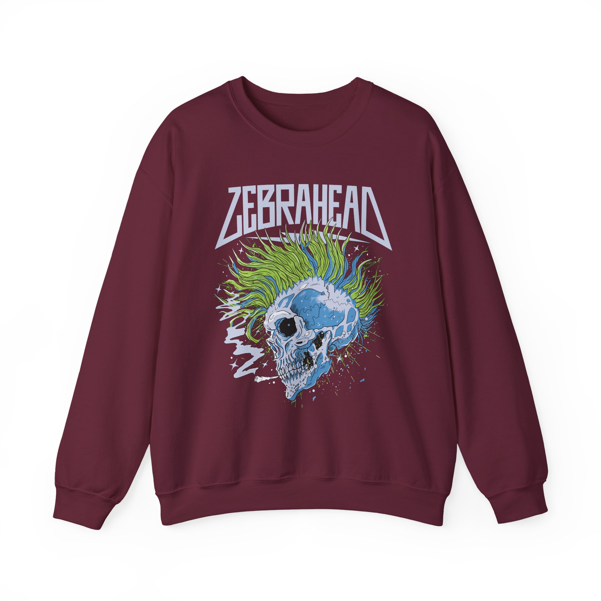 Zebrahead Skull Unisex Heavy Blendâ„¢ Crewneck Sweatshirt