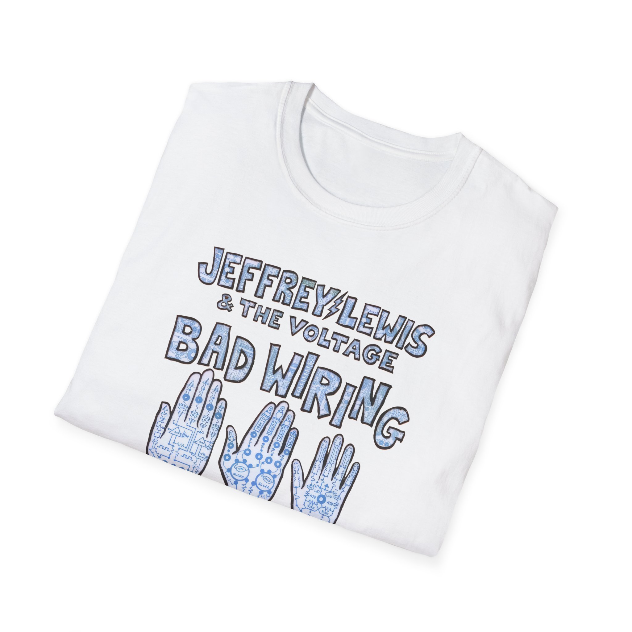 Jeffrey Lewis Bad Wiring 12" Unisex Softstyle T-Shirt