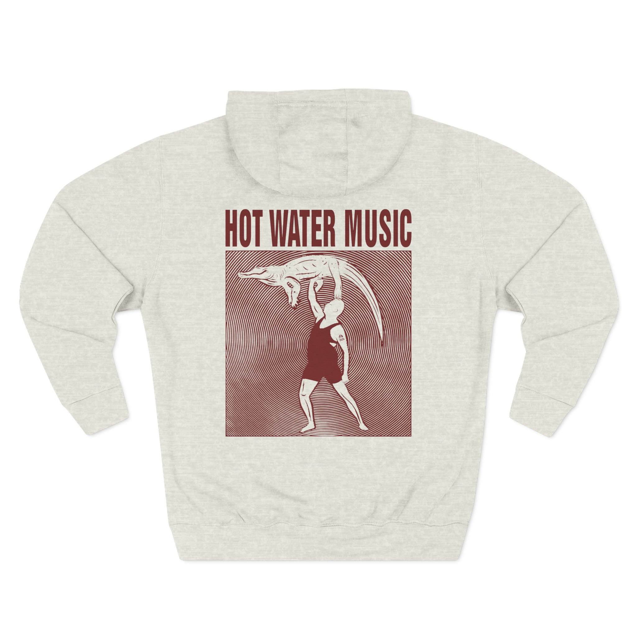 Hot Water Music Florida Man Three-Panel Fleece Hoodie