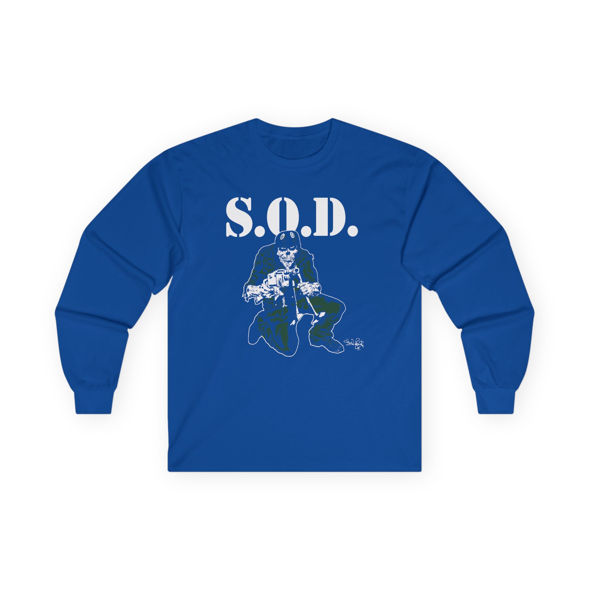 Stormtroopers of Death S.o.d. Schism Tour "85" Speak English or Die Unisex Ultra Cotton Long Sleeve Tee