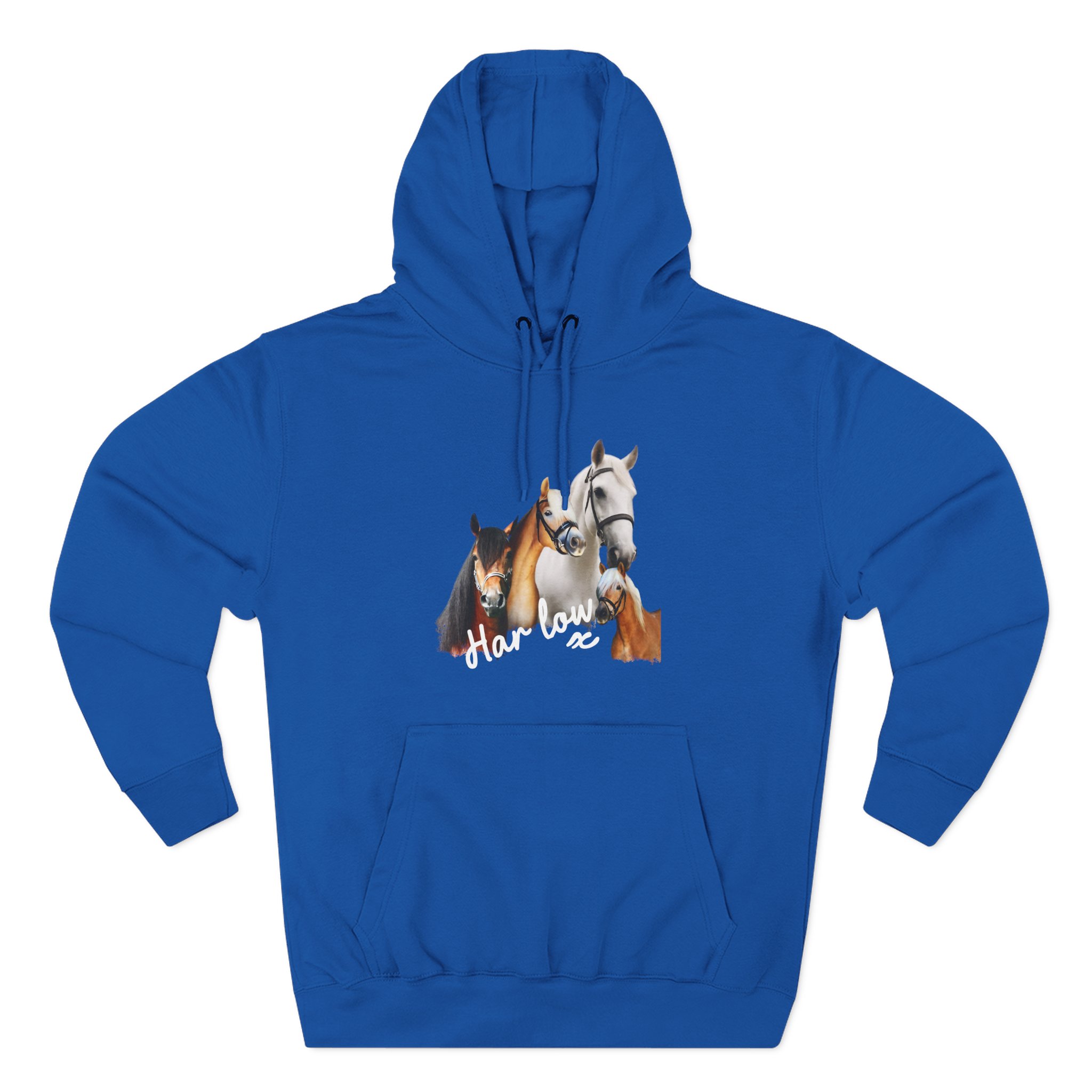 Harlow and Popcorn Three-Panel Fleece Hoodie