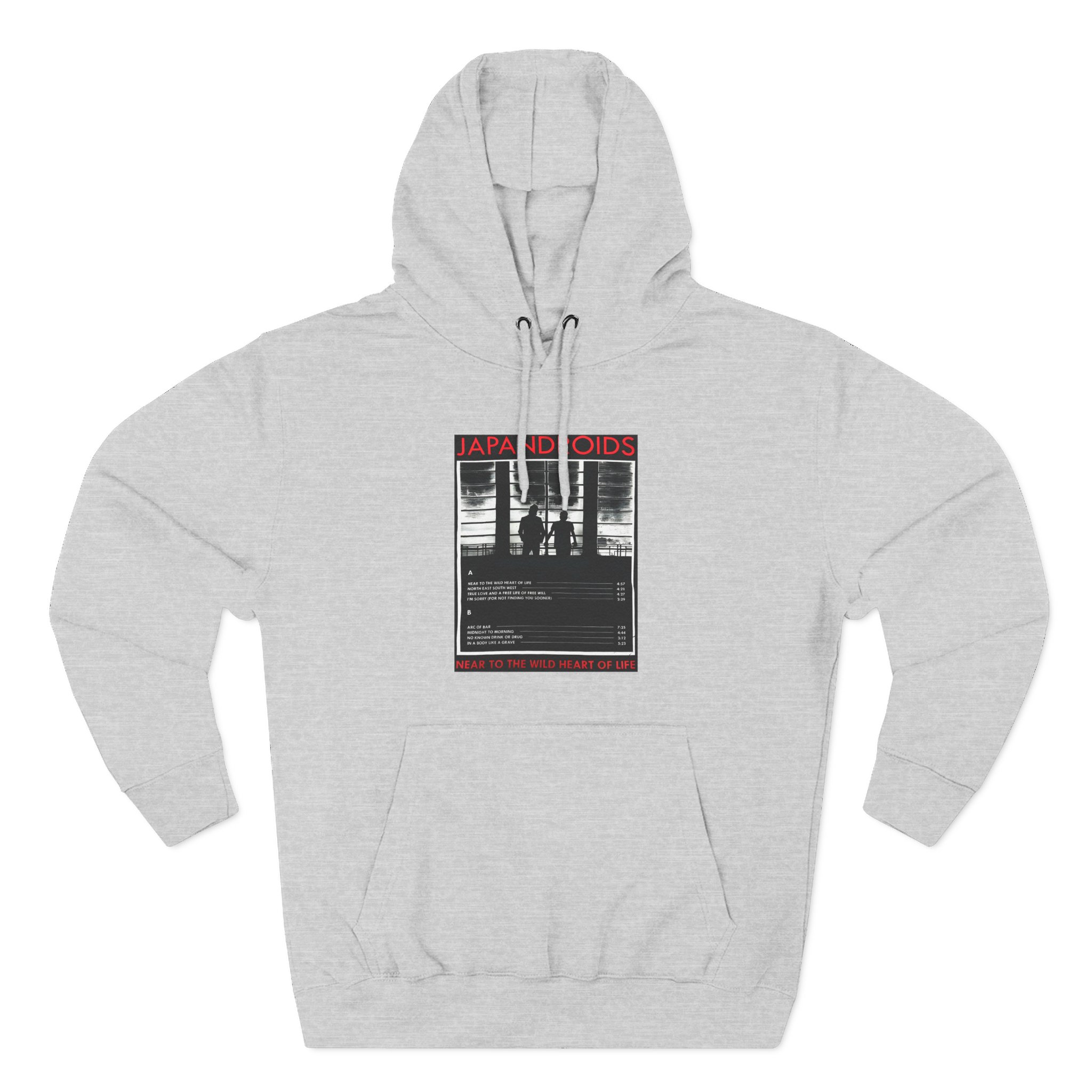 Japandroids Near to the Wild Heart of Life Three-Panel Fleece Hoodie