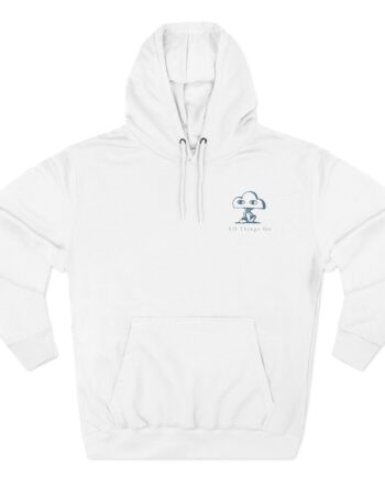 All Things Go Three-Panel Fleece Hoodie