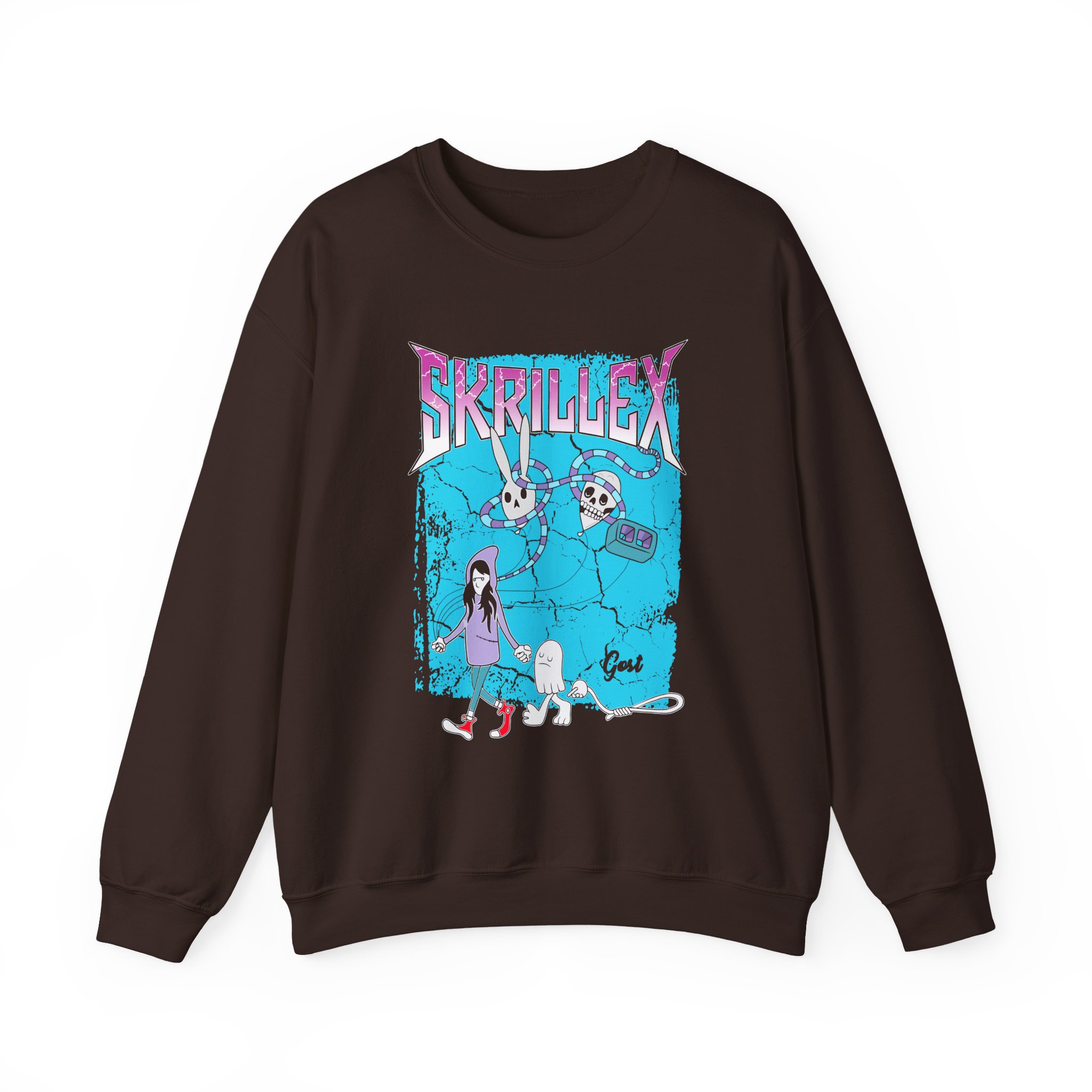Skrillex Gost Album Cover Unisex Heavy Blendâ„¢ Crewneck Sweatshirt