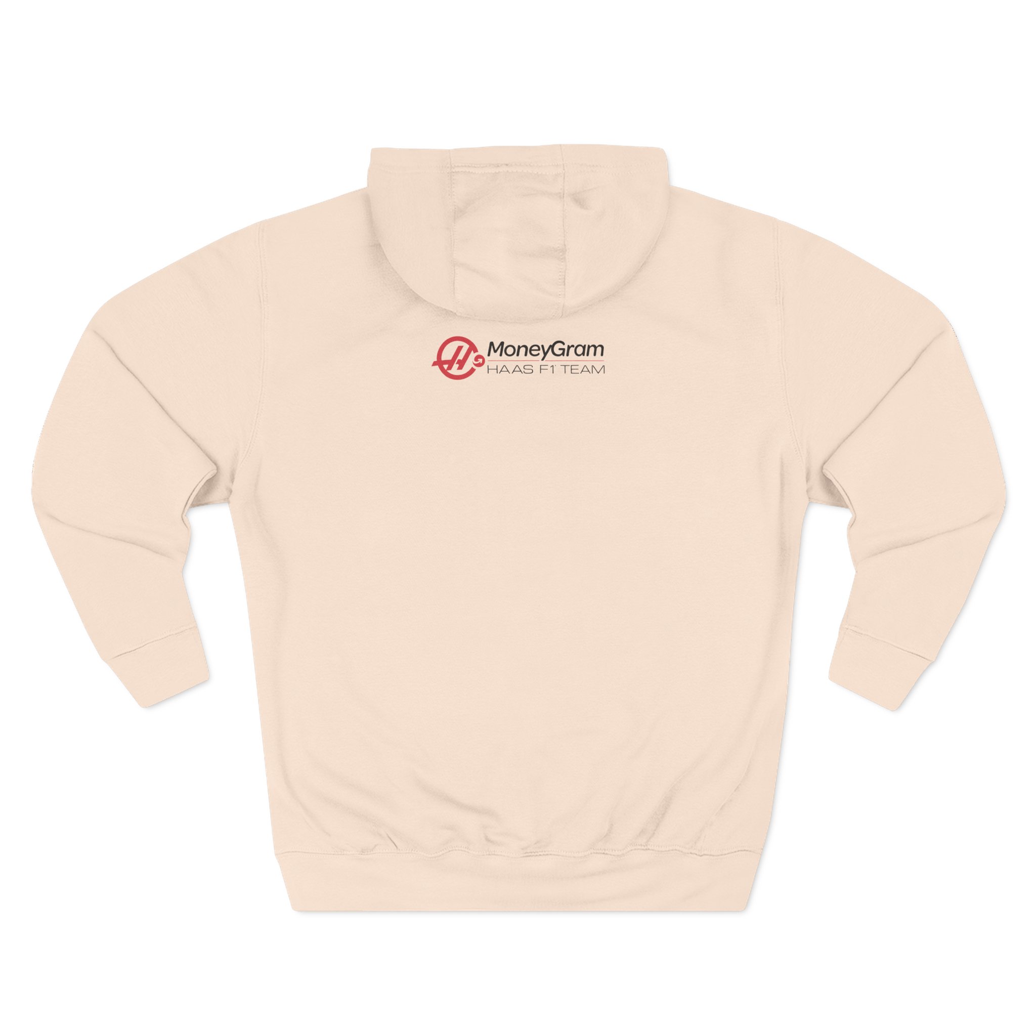 Haas F1 3d Roundel Three-Panel Fleece Hoodie