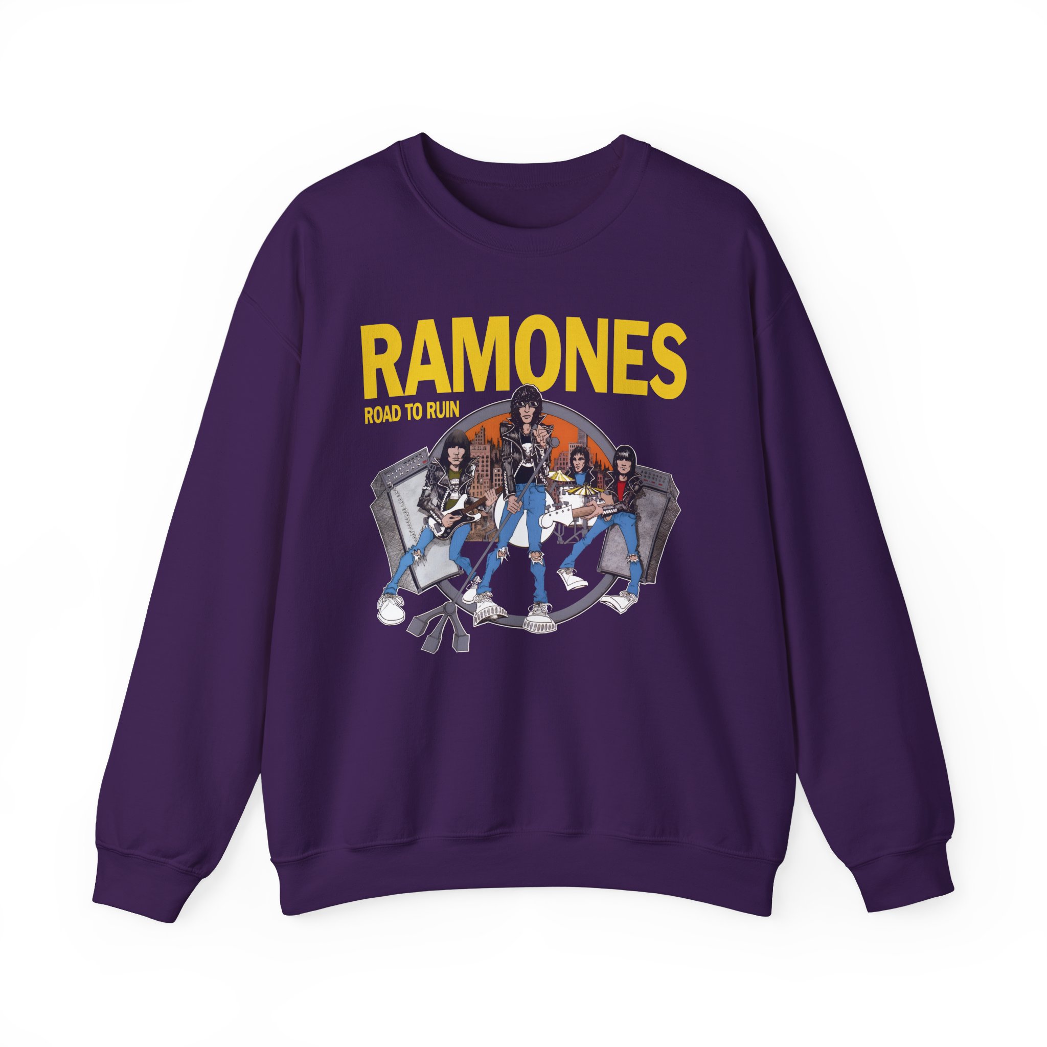 Ramones Ramones I Wanna Be Sedated Unisex Heavy Blendâ„¢ Crewneck Sweatshirt