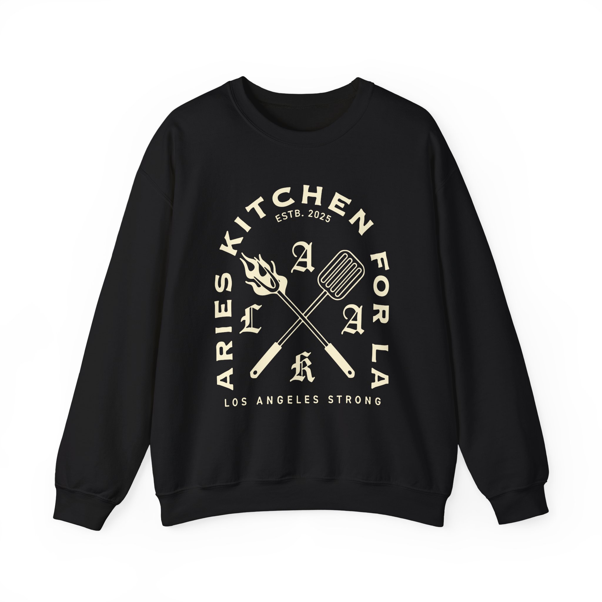 Julien Solomita Aries Kitchen for La Unisex Heavy Blendâ„¢ Crewneck Sweatshirt
