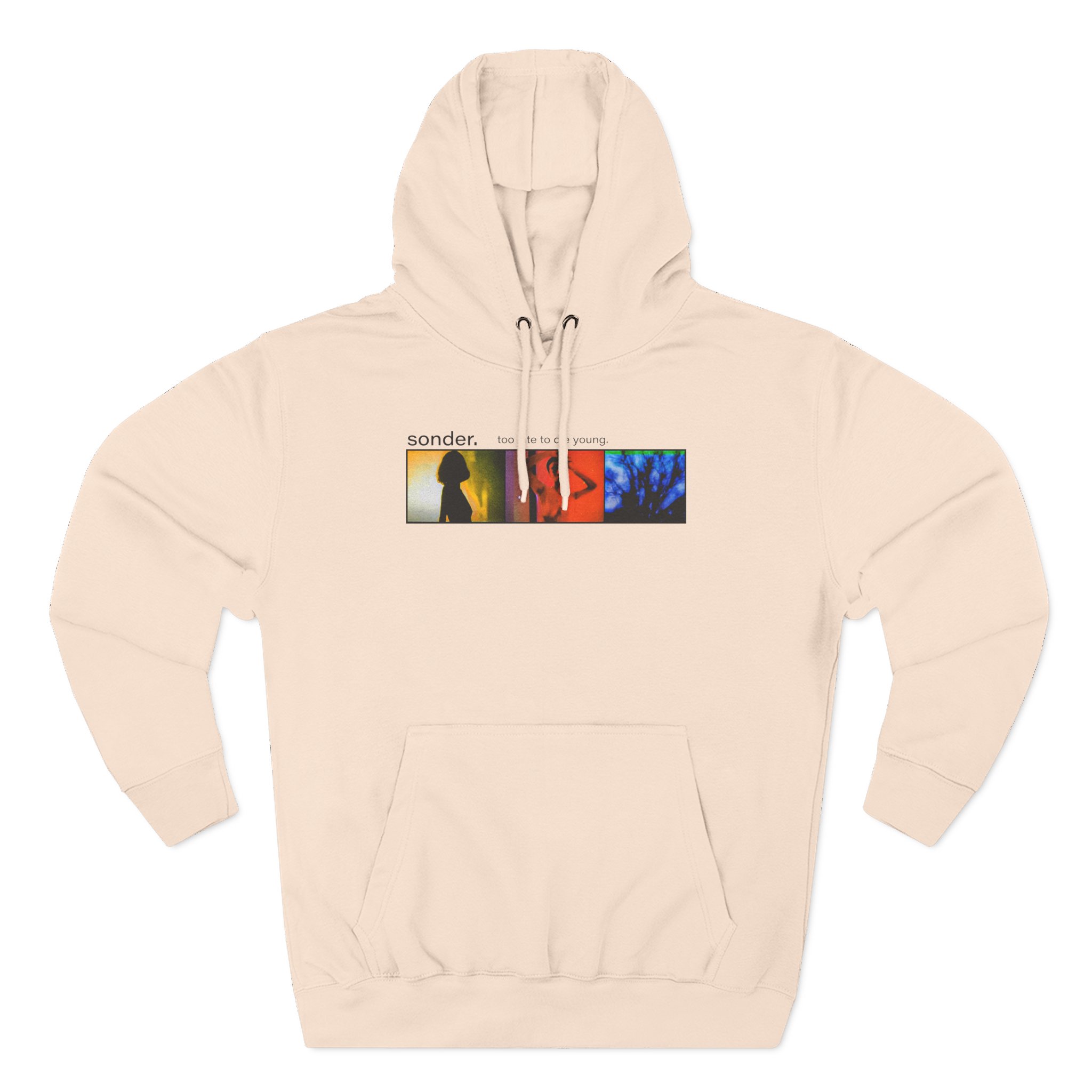 Sonder Three-Panel Fleece Hoodie