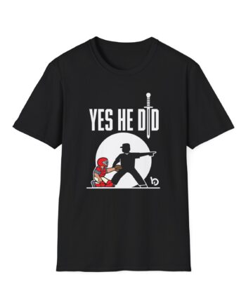 Trevor Bauer Yes He Did Unisex Softstyle T-Shirt
