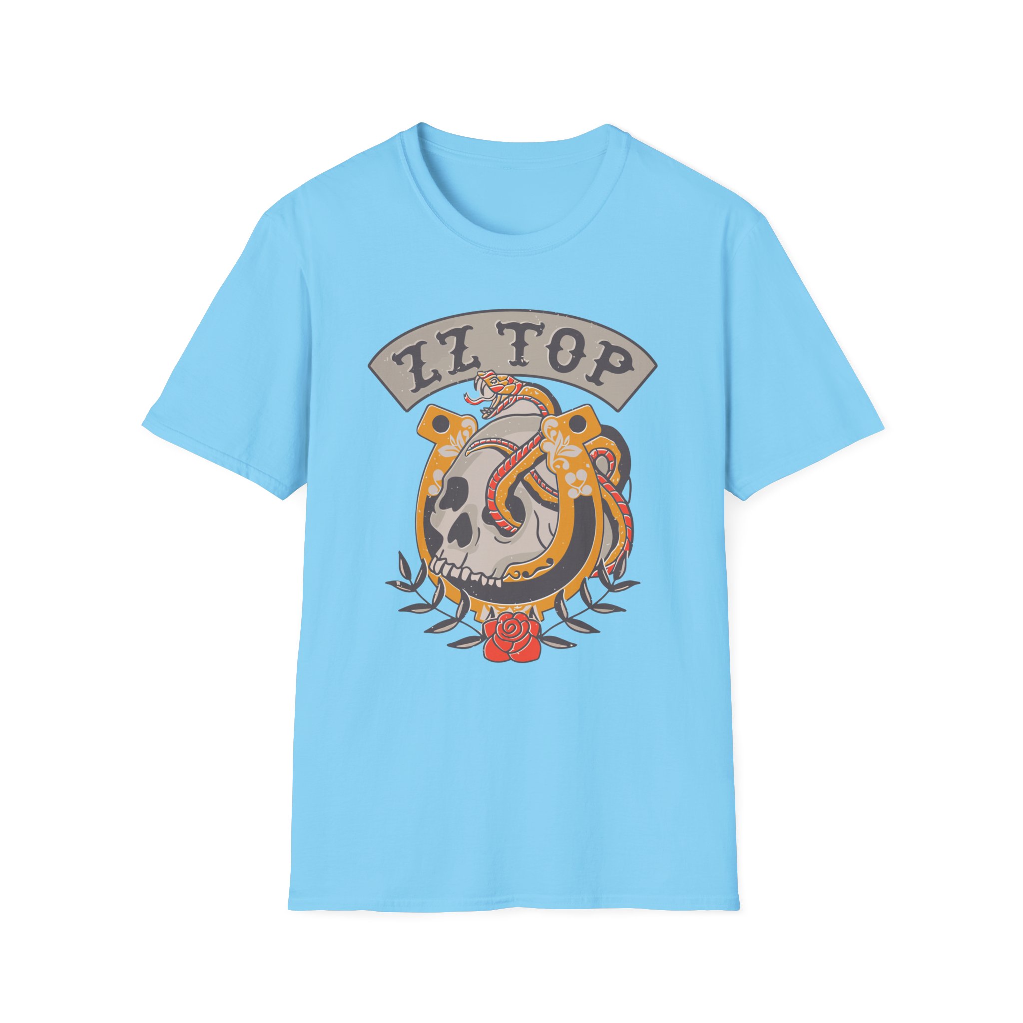 ZZ Top Skull Unisex Softstyle T-Shirt