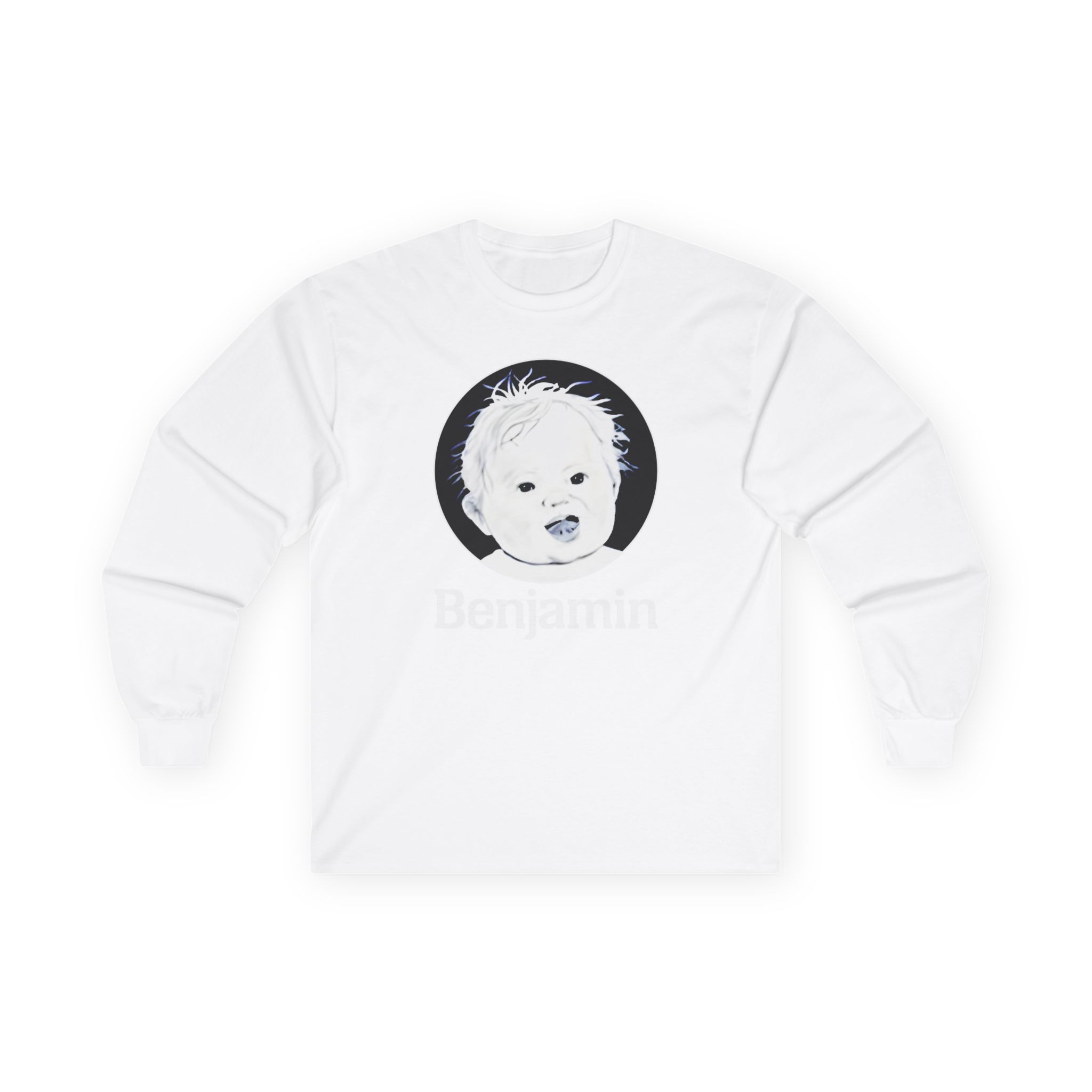 Garrett Watts Baby Benjamin Unisex Ultra Cotton Long Sleeve Tee