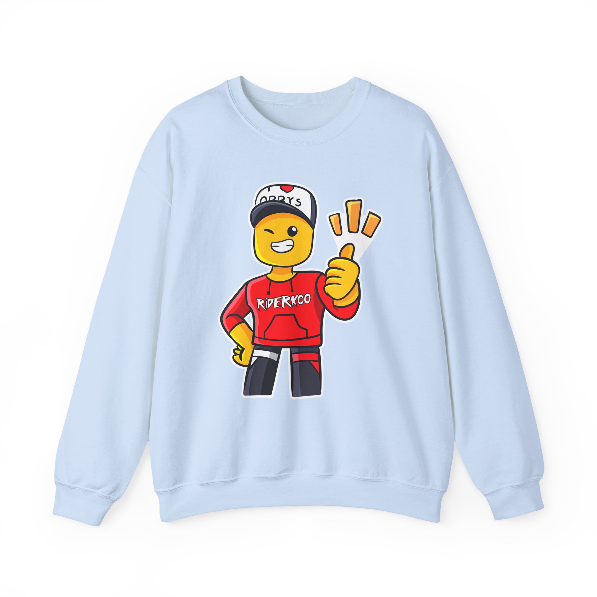 Roblox Thumbs Up Unisex Heavy Blendâ„¢ Crewneck Sweatshirt