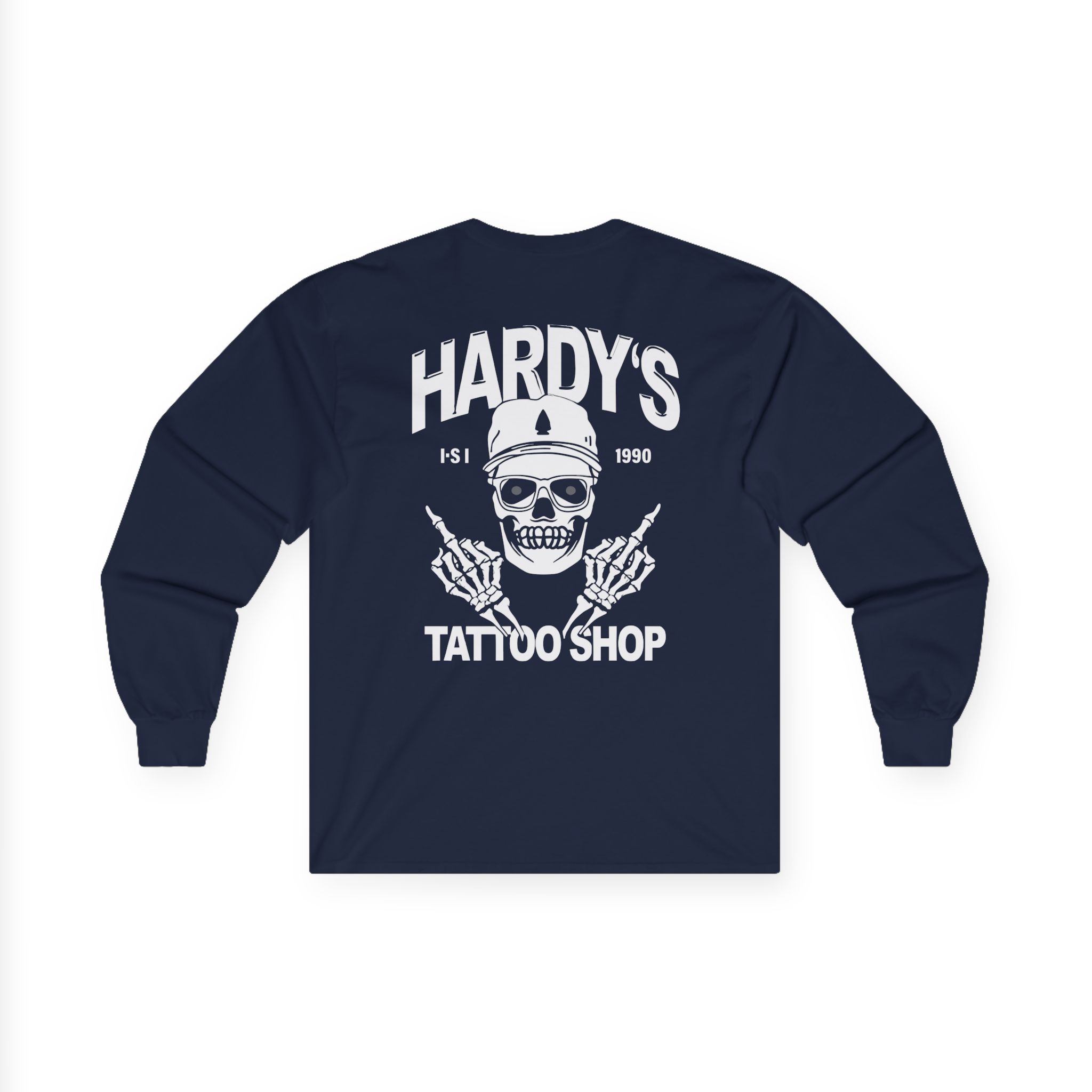 Hardy Tattoo Shop Unisex Ultra Cotton Long Sleeve Tee