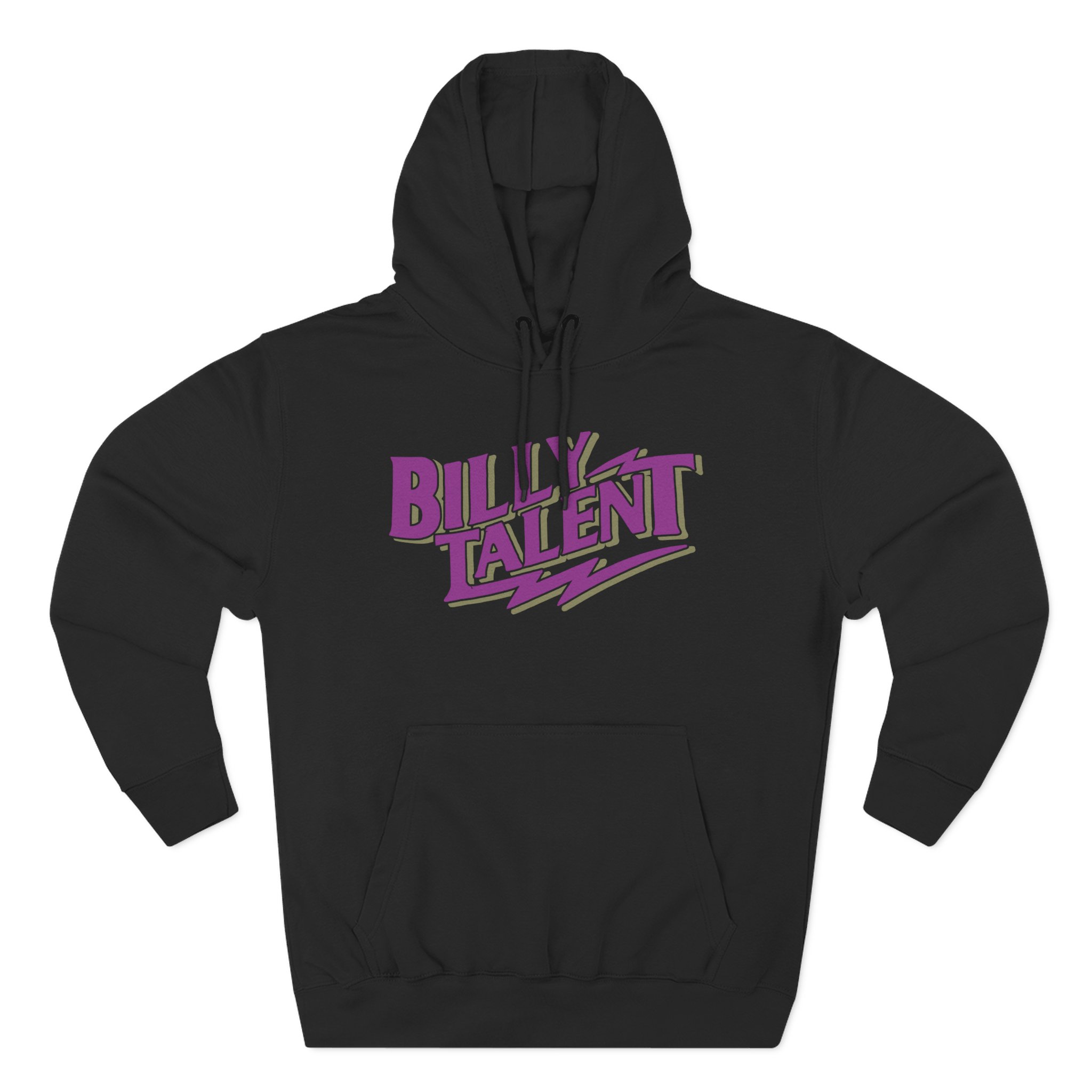 Billy Talent Lightning Logo Three-Panel Fleece Hoodie