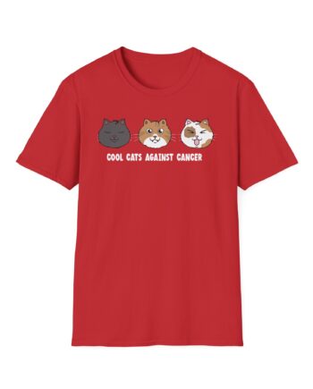 Lilsimsie  Cool Cats Against Cancer Unisex Softstyle T-Shirt