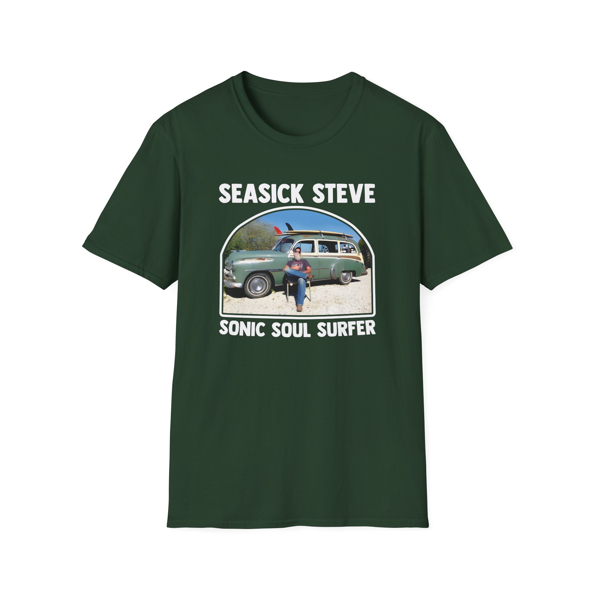 Seasick Steve Sonic Soul Surfer Unisex Softstyle T-Shirt