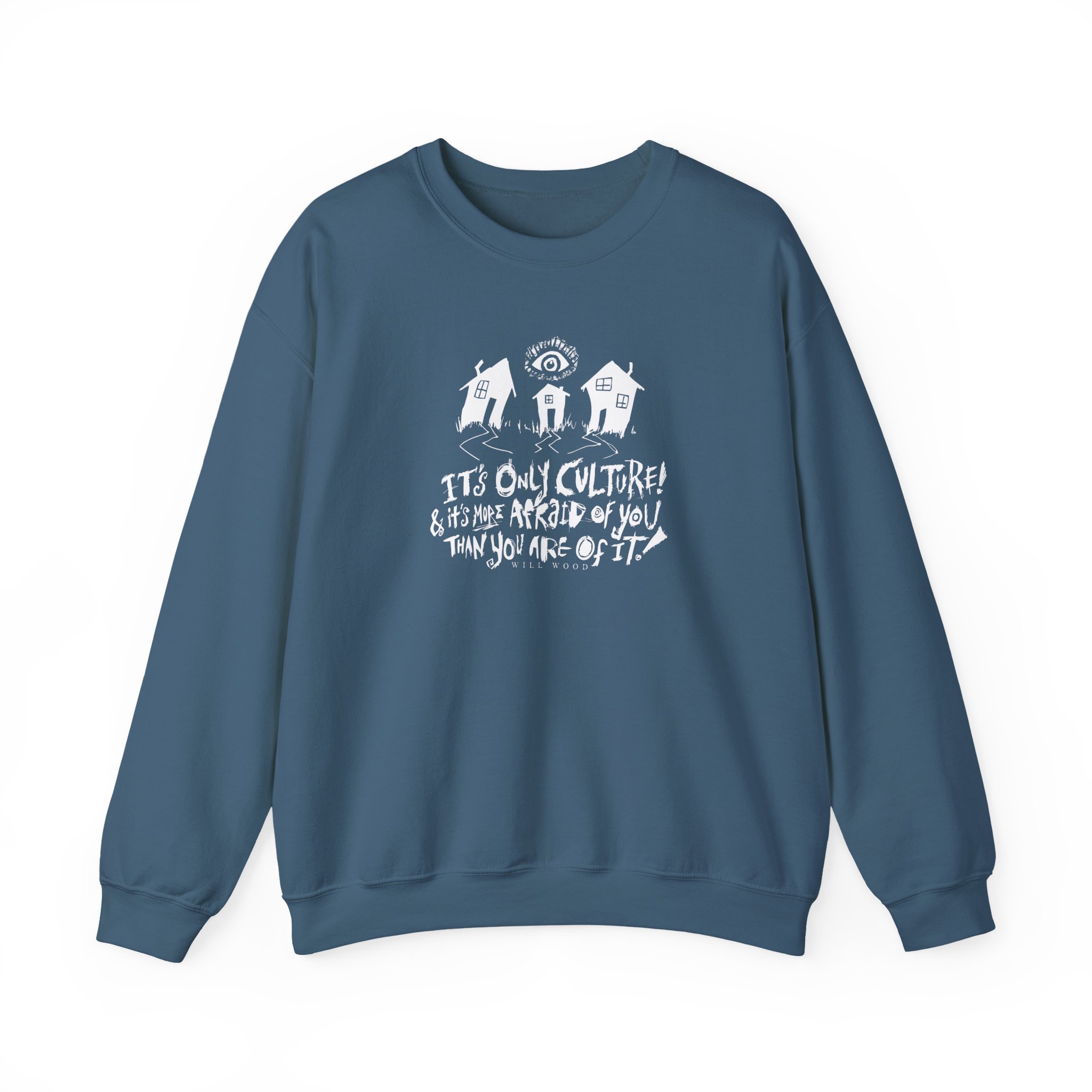 Will Wood Suburbia Unisex Heavy Blendâ„¢ Crewneck Sweatshirt