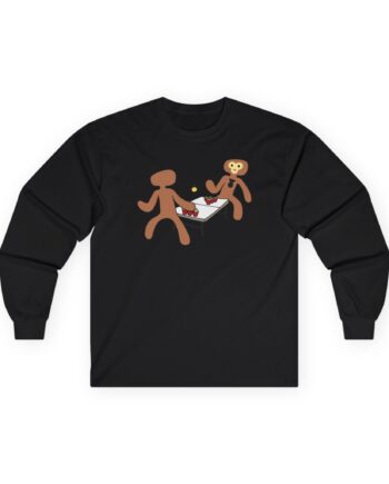 Spoonkidv Monke Pong Unisex Ultra Cotton Long Sleeve Tee