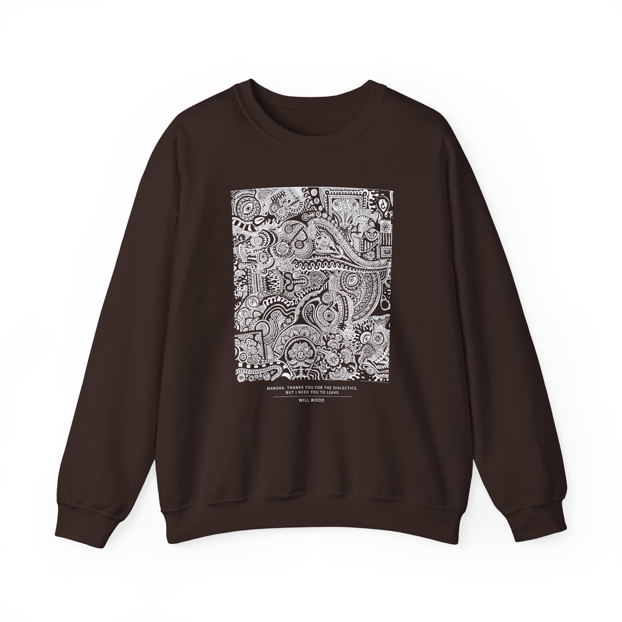 Will Wood Marsha, Thankk You... Unisex Heavy Blendâ„¢ Crewneck Sweatshirt