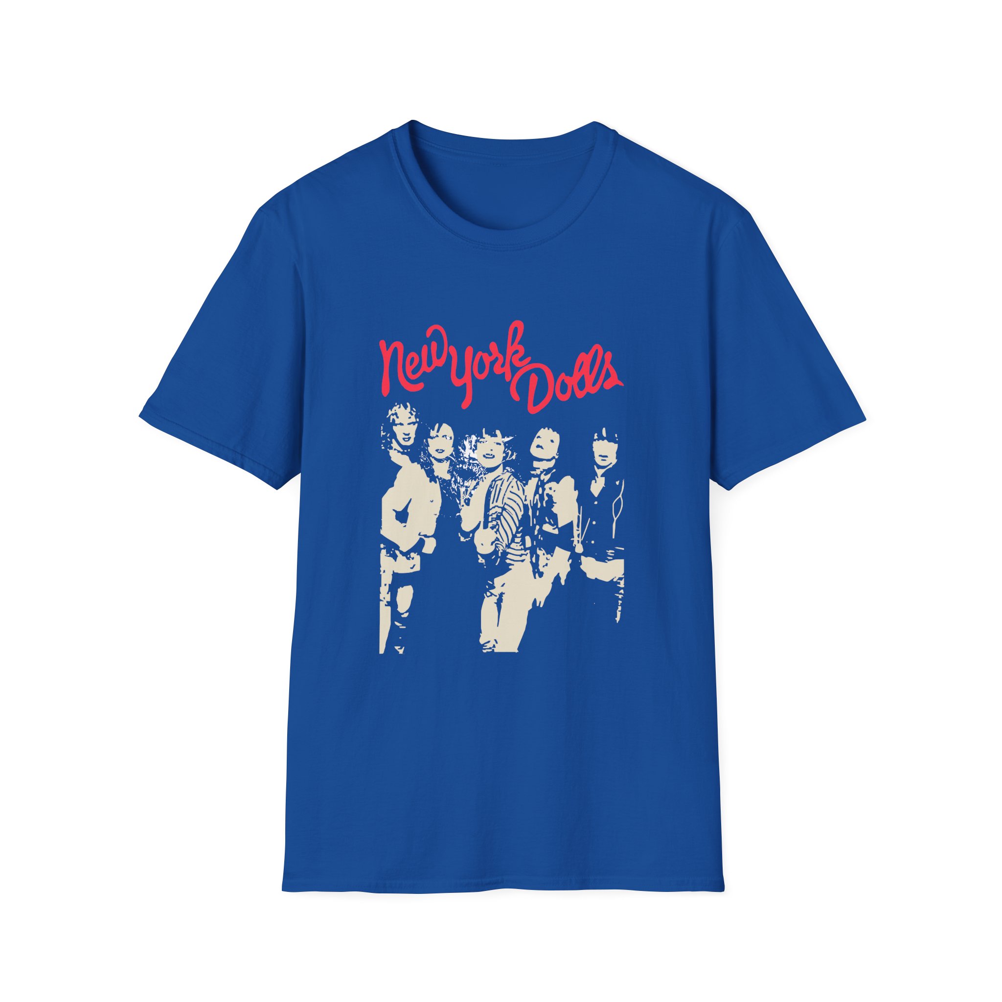 New York Dolls Trash Photo Unisex Softstyle T-Shirt