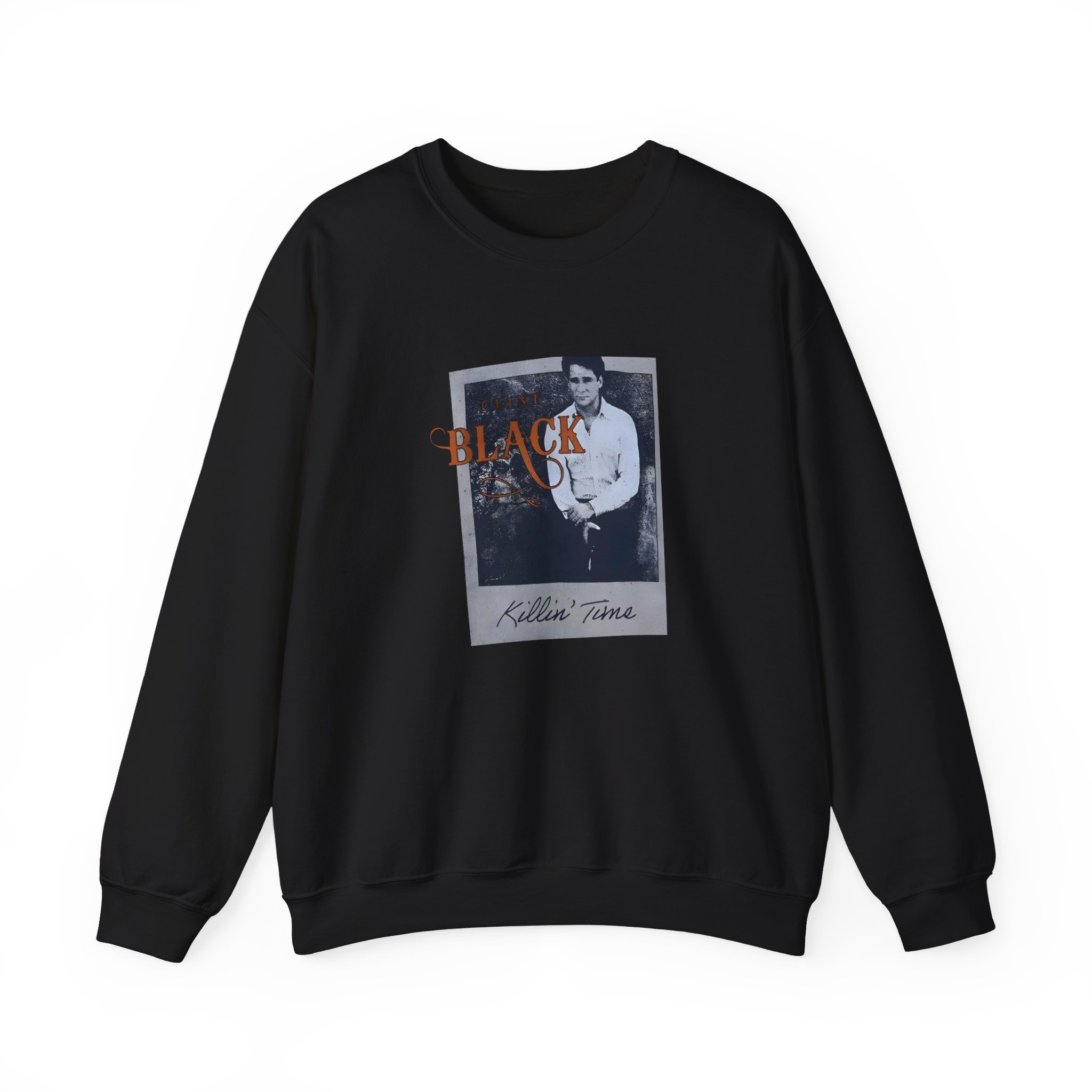 Clint Black Polaroid Photo Unisex Heavy Blendâ„¢ Crewneck Sweatshirt