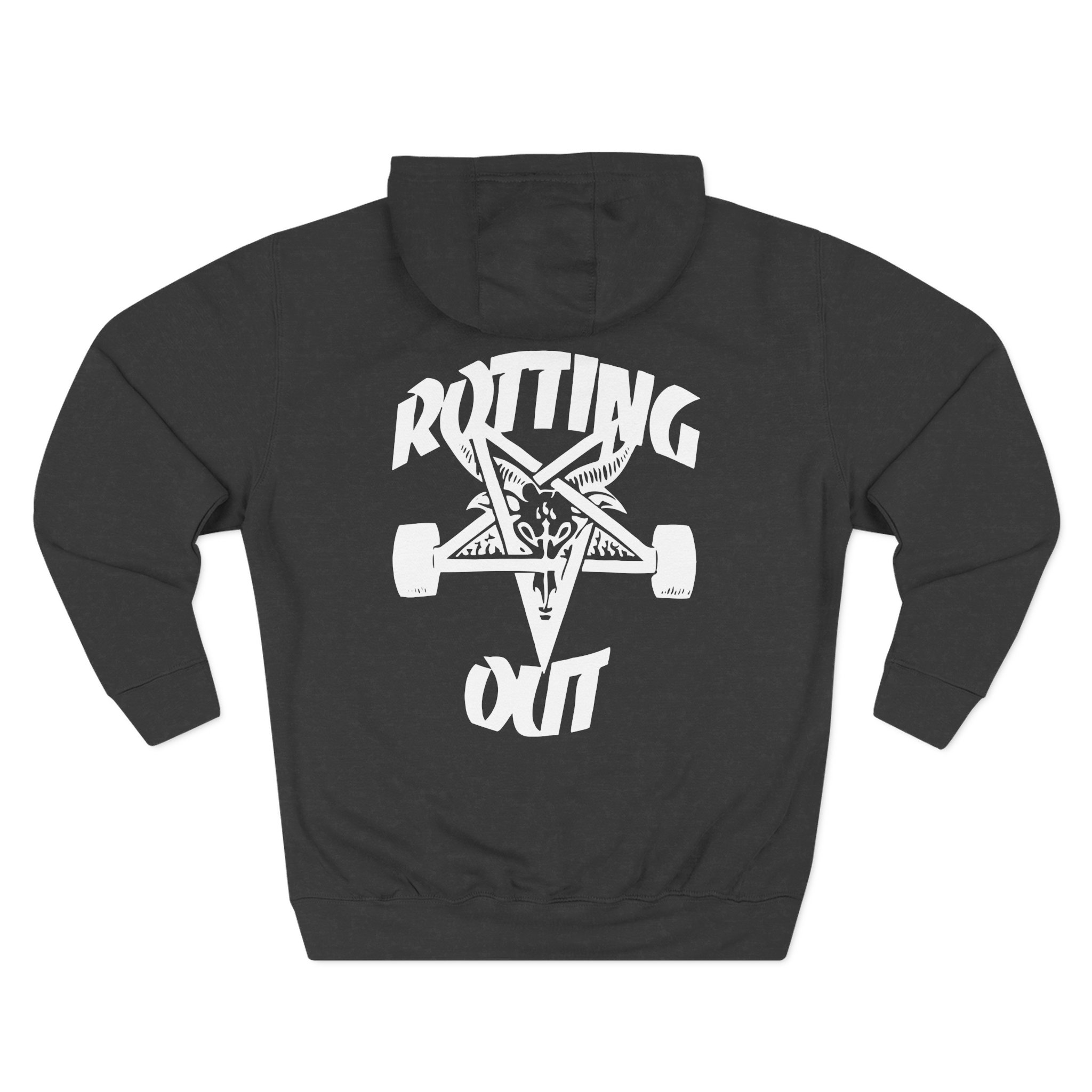 Rotting Out Three-Panel Fleece Hoodie