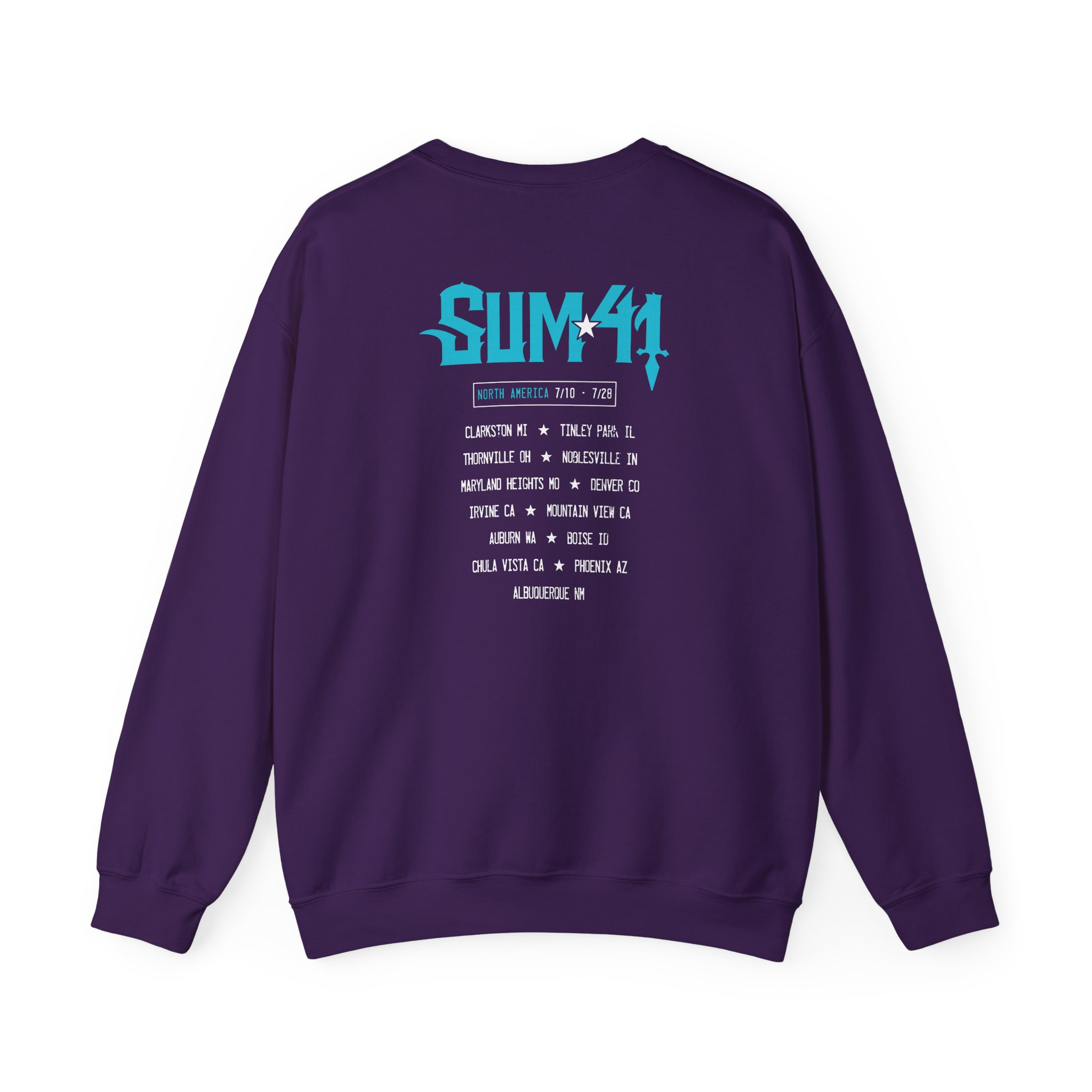 Sum 41 Blue Demon Itin Unisex Heavy Blendâ„¢ Crewneck Sweatshirt