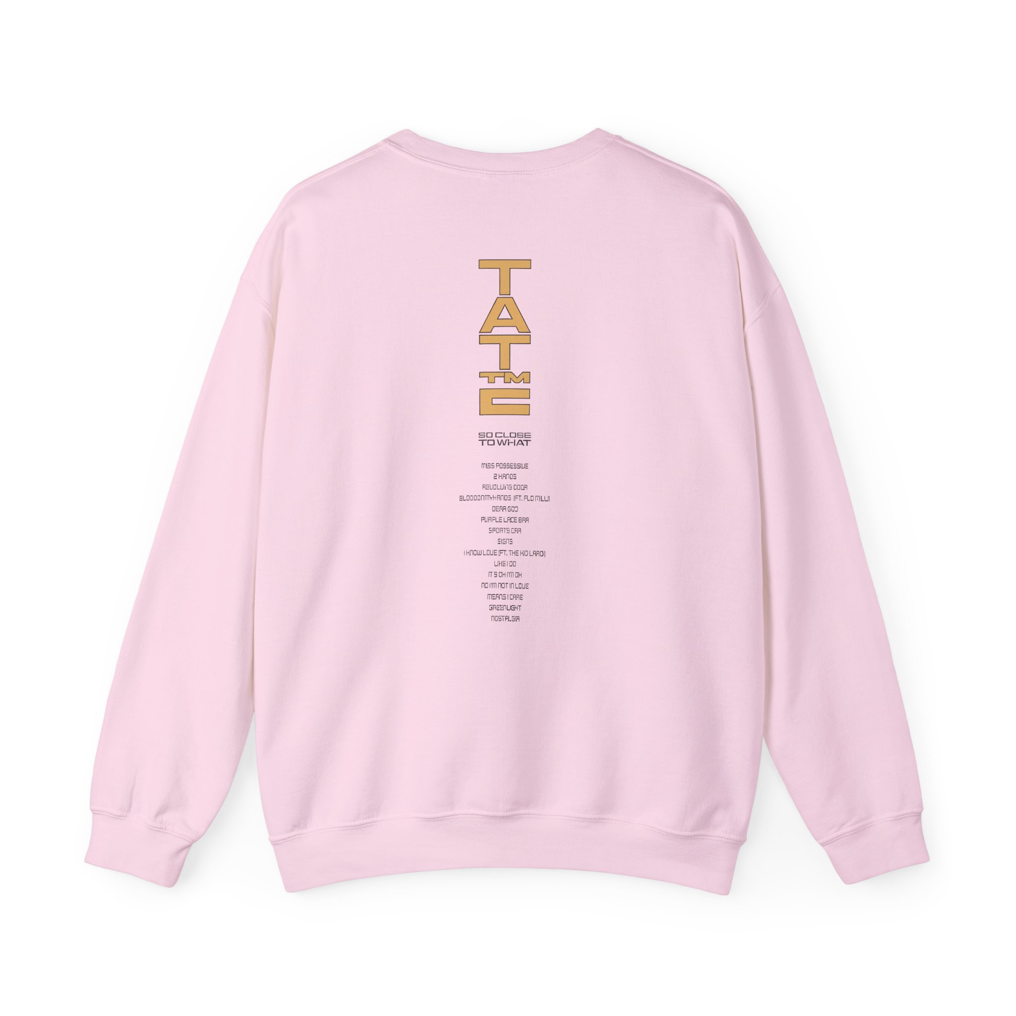 Tate Mcrae Tracklist Unisex Heavy Blendâ„¢ Crewneck Sweatshirt
