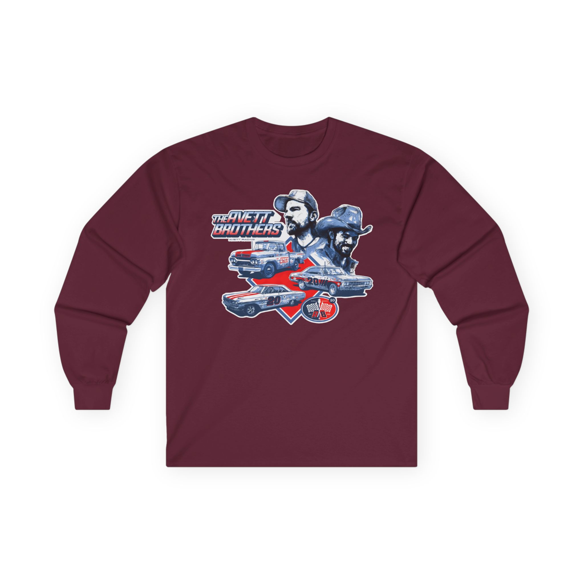 Avett Brothers Vintage Car Unisex Ultra Cotton Long Sleeve Tee