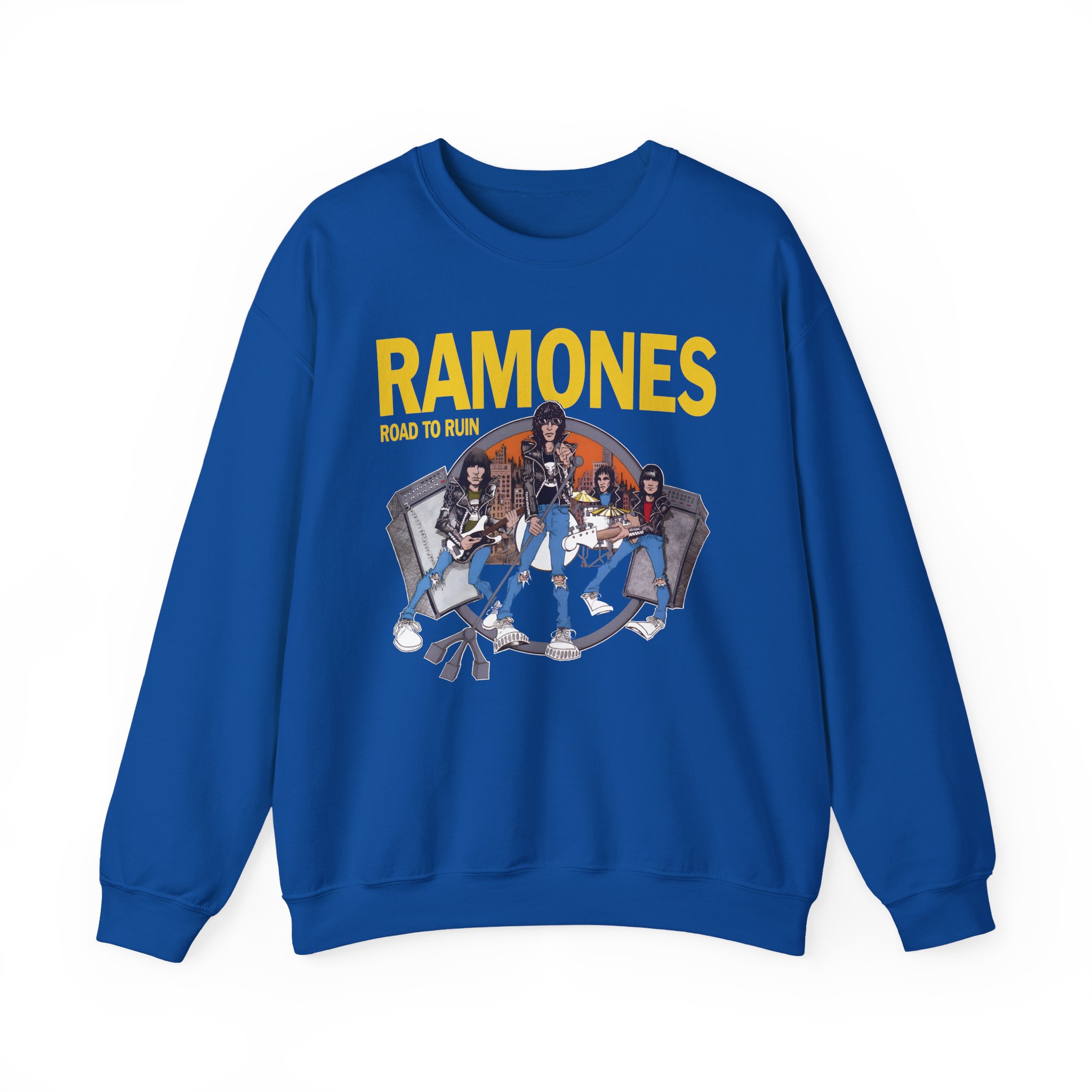 Ramones Ramones I Wanna Be Sedated Unisex Heavy Blendâ„¢ Crewneck Sweatshirt