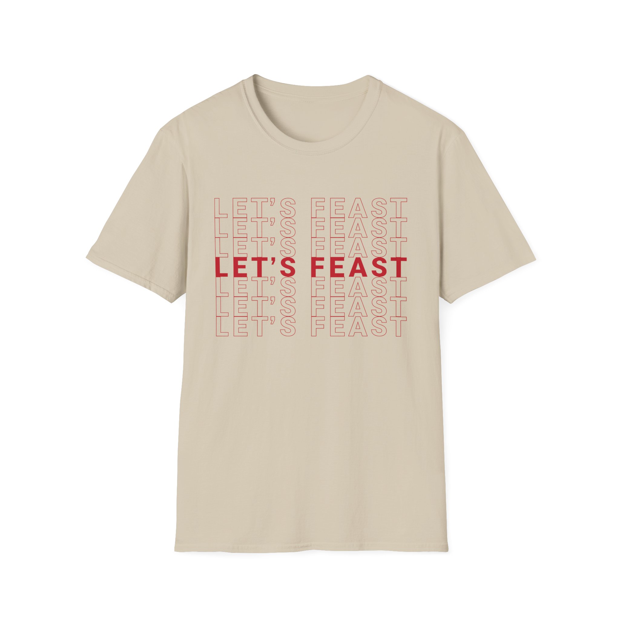 Elyse Myers Let’s Feast Unisex Softstyle T-Shirt