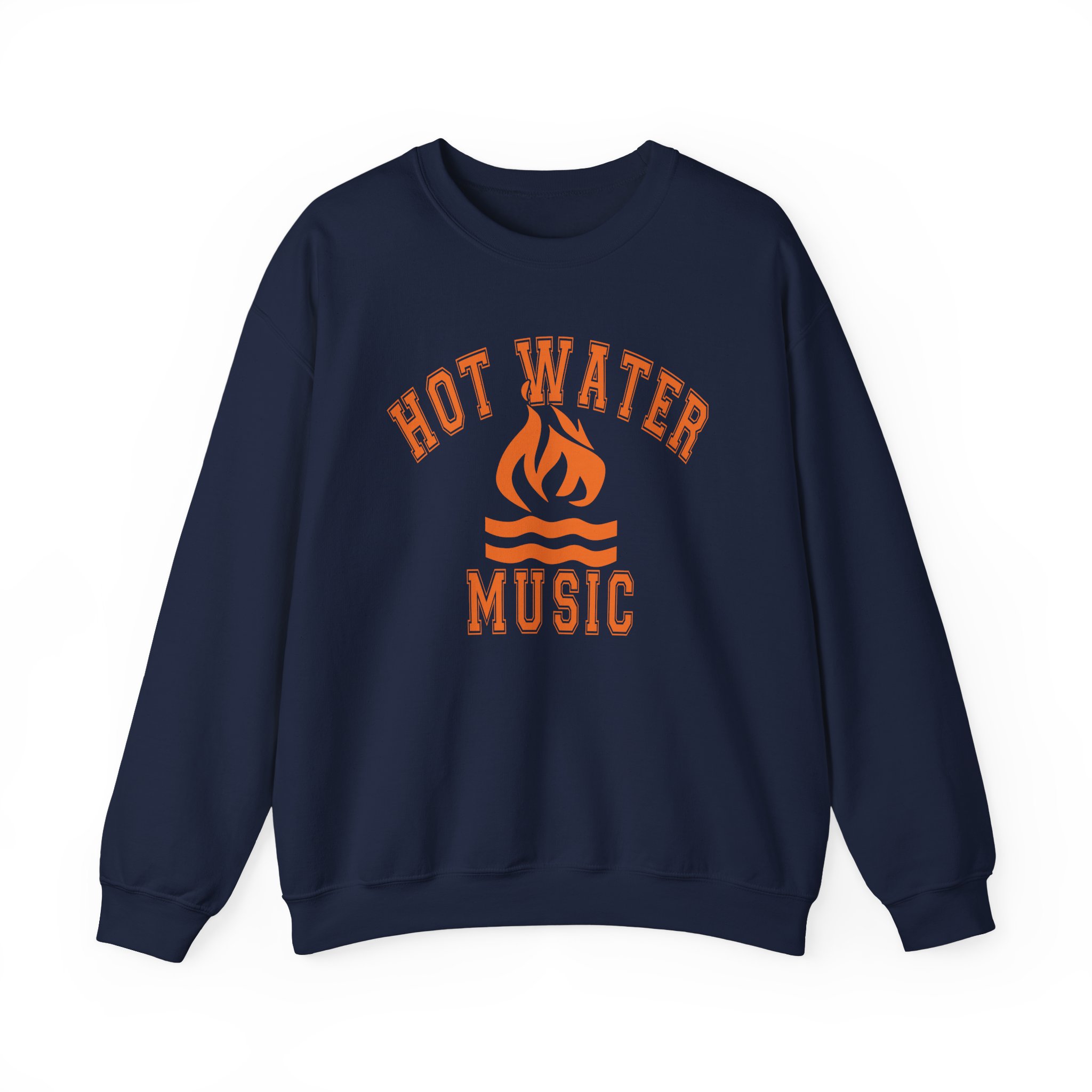 Hot Water Music College Flame Unisex Heavy Blendâ„¢ Crewneck Sweatshirt