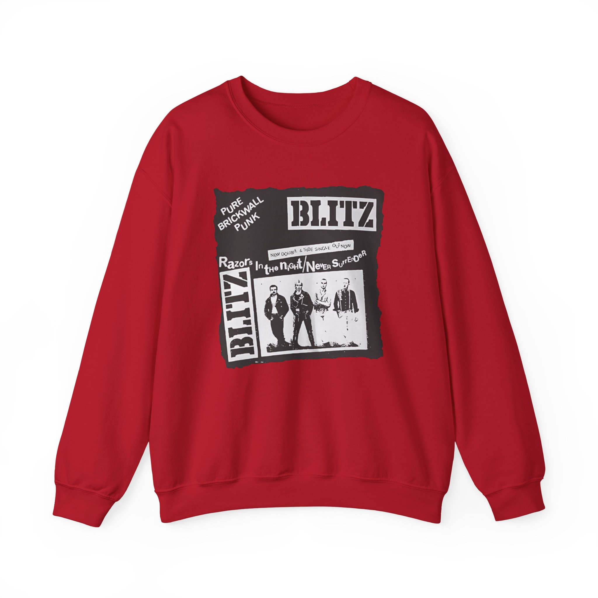 Blitz Pure Brick Wall Unisex Heavy Blendâ„¢ Crewneck Sweatshirt