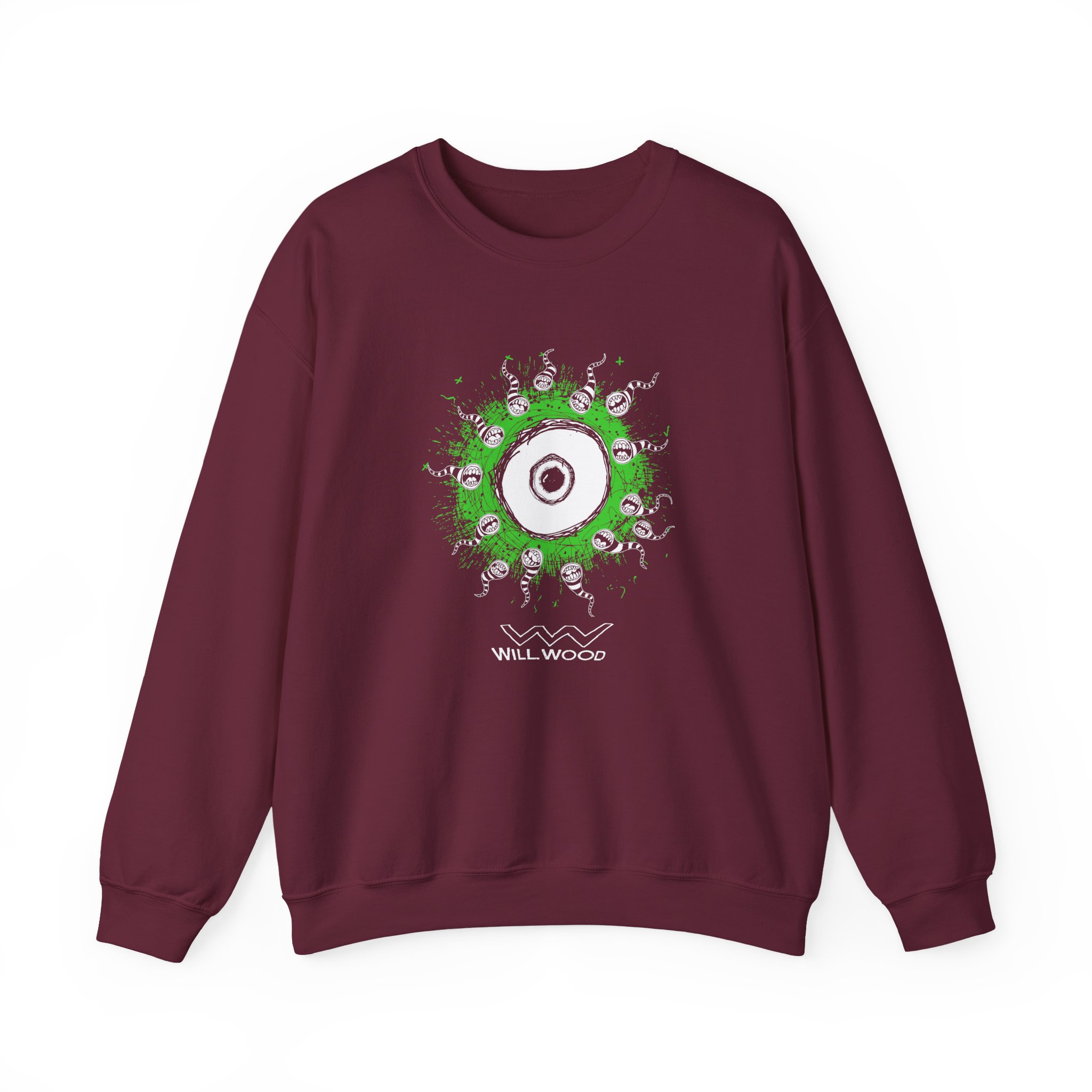 Will Wood Eye Unisex Heavy Blendâ„¢ Crewneck Sweatshirt