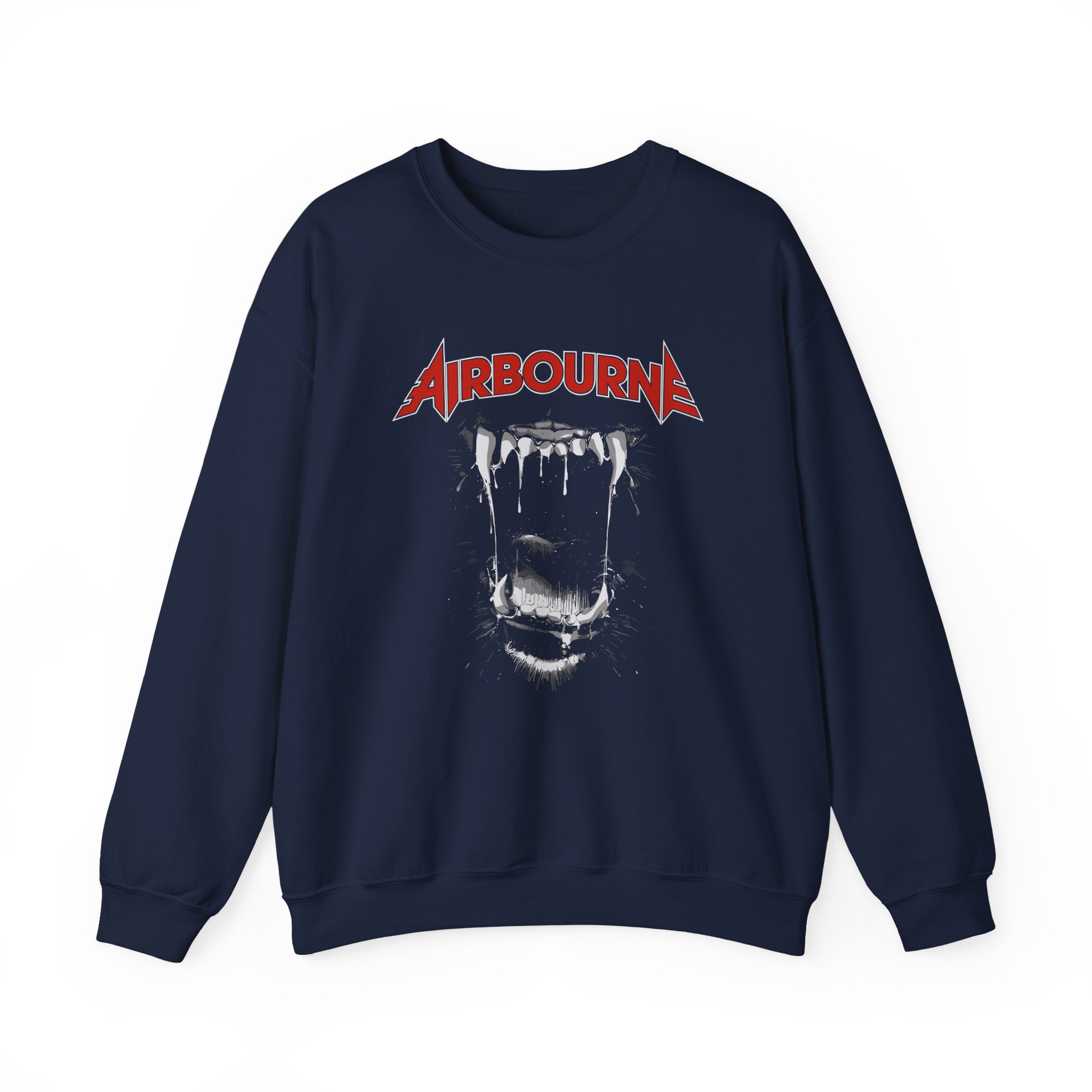 Airbourne Black Dog Barking Tracks Unisex Heavy Blendâ„¢ Crewneck Sweatshirt