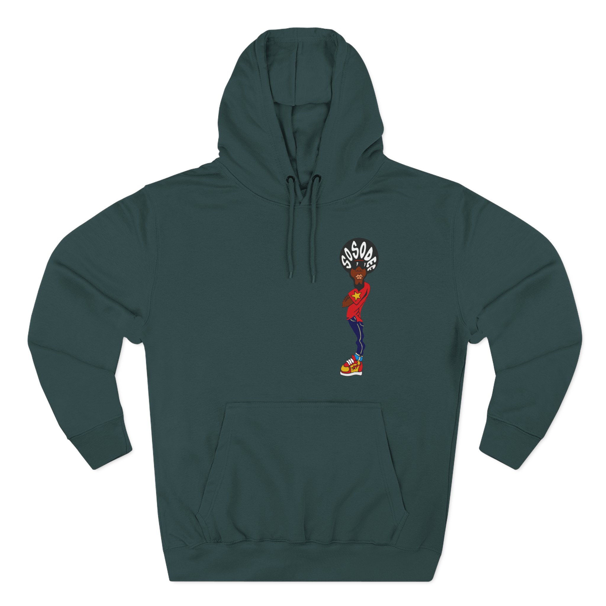 Afroman So So Def Afroman Three-Panel Fleece Hoodie