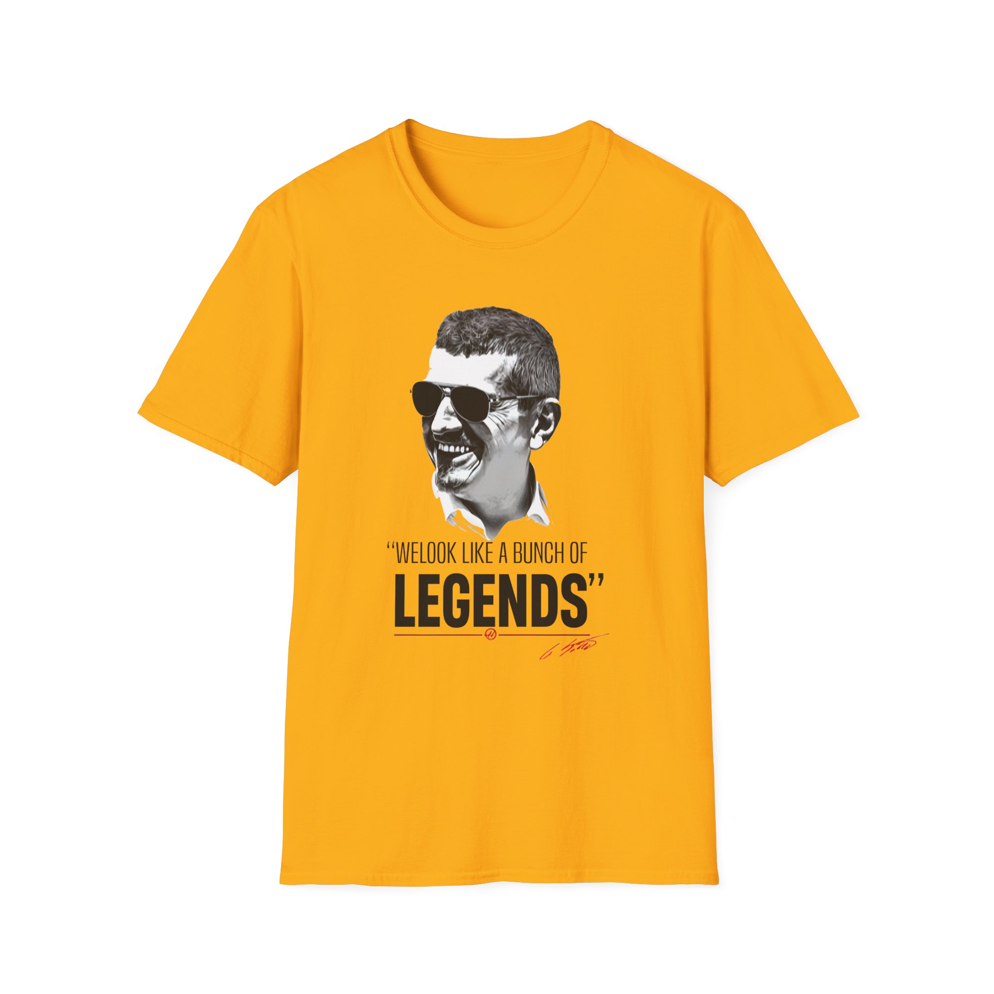 Haas F1 Guenther Steiner Legends Unisex Softstyle T-Shirt