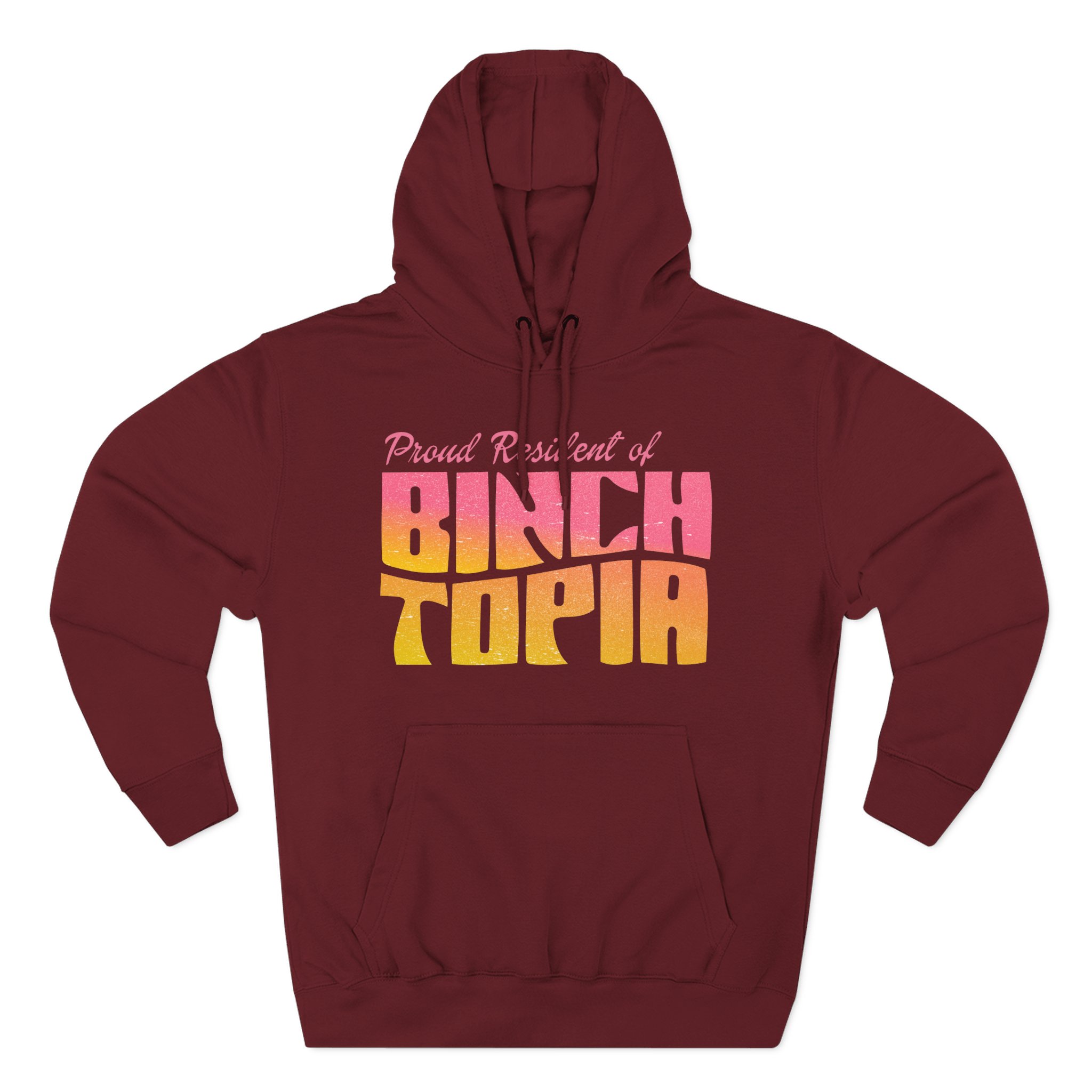 Binchtopia Three-Panel Fleece Hoodie