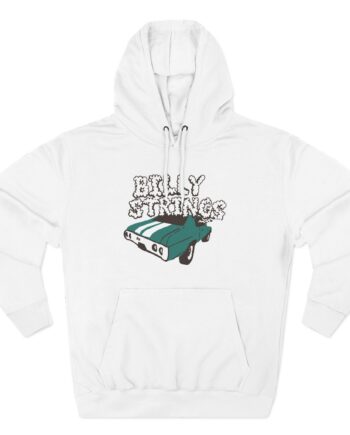Billy Strings Imogene + Willie X Billy Strings Highway Prayers Green Car Three-Panel Fleece Hoodie
