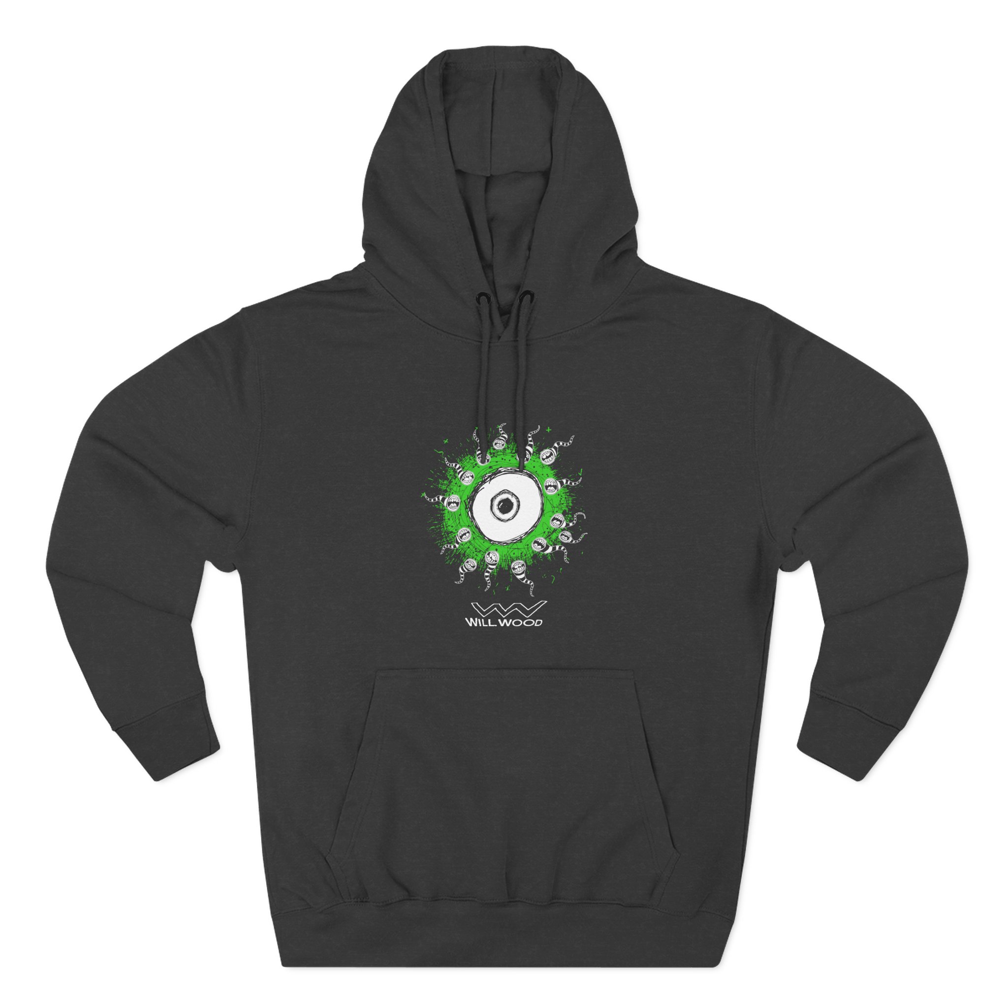 Will Wood Eye Three-Panel Fleece Hoodie