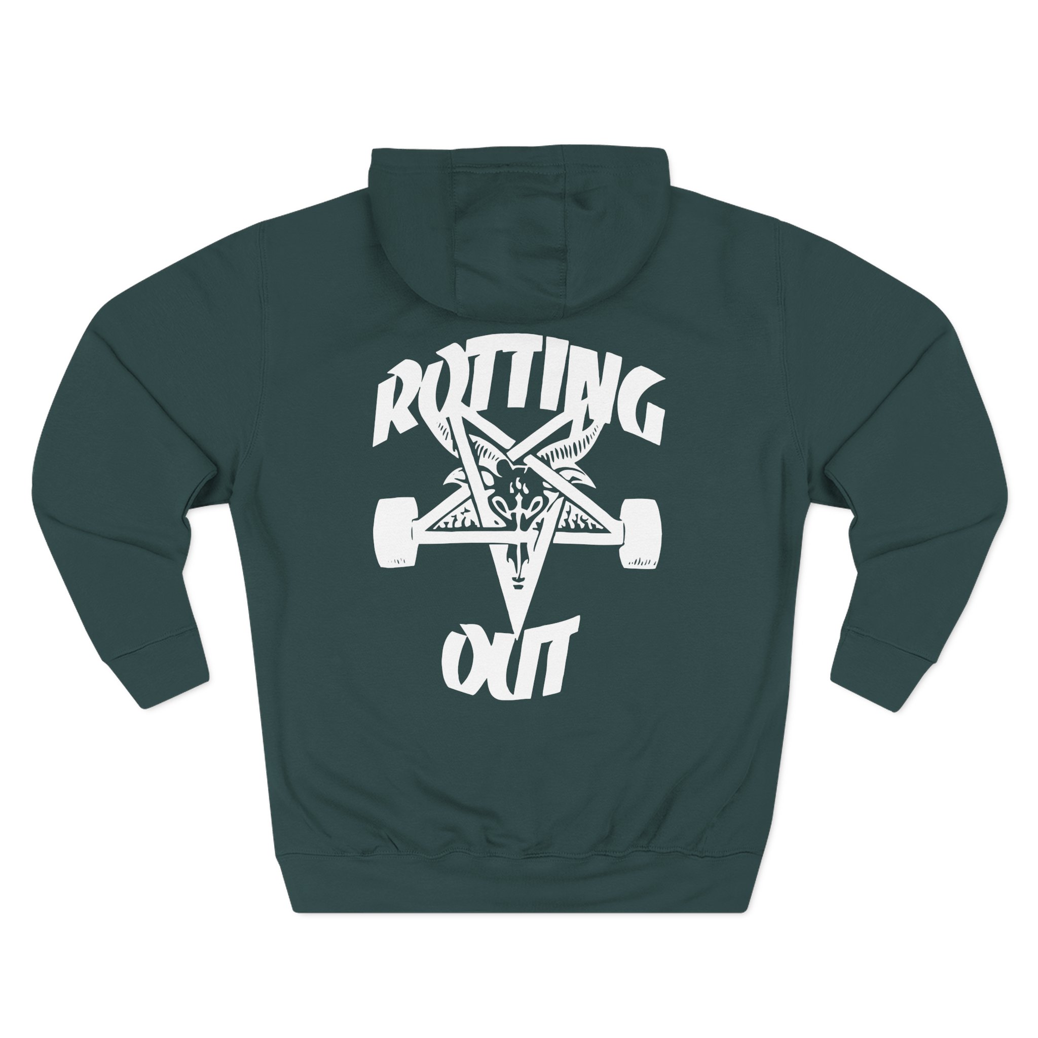 Rotting Out Three-Panel Fleece Hoodie