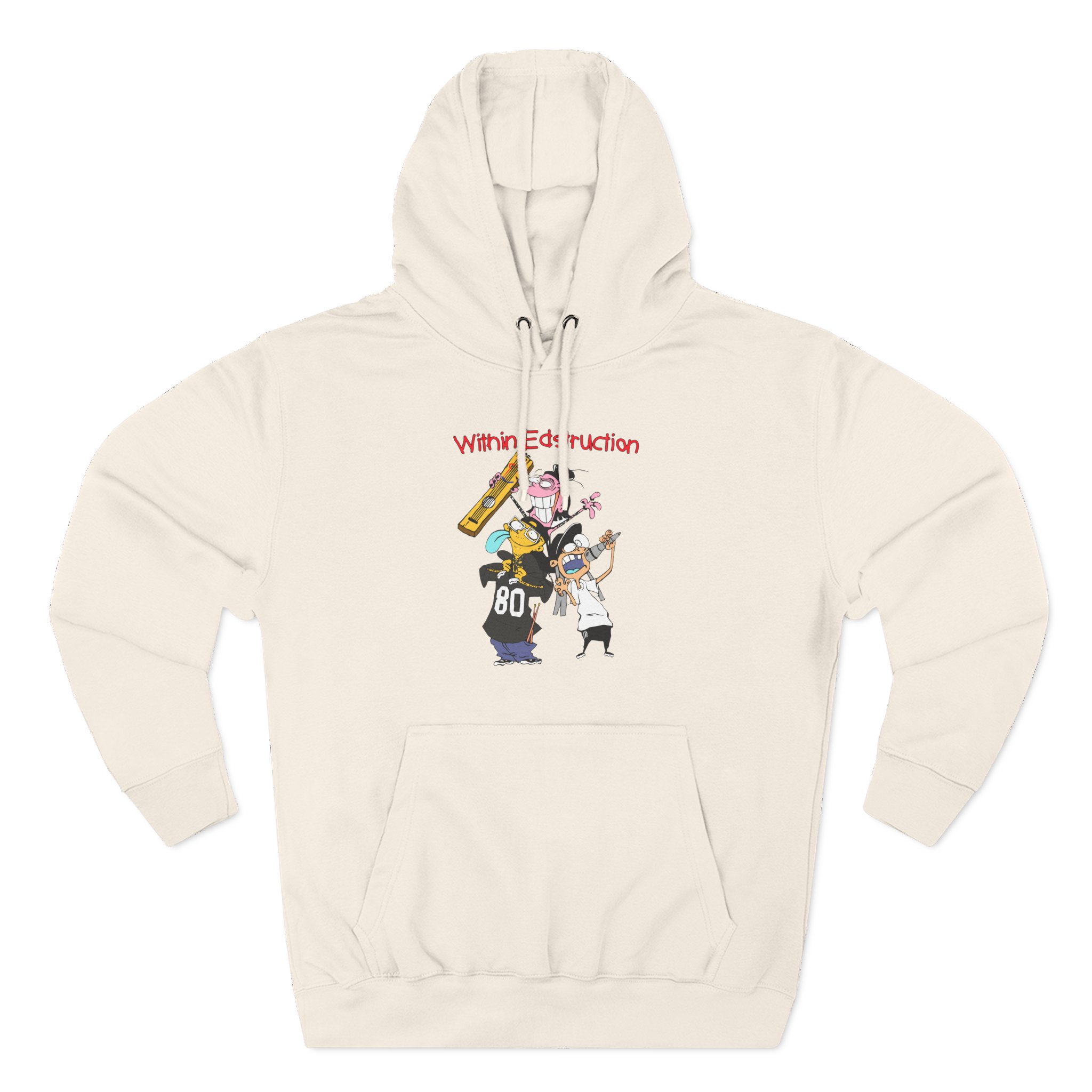 Within Destruction Within Edstruction Three-Panel Fleece Hoodie