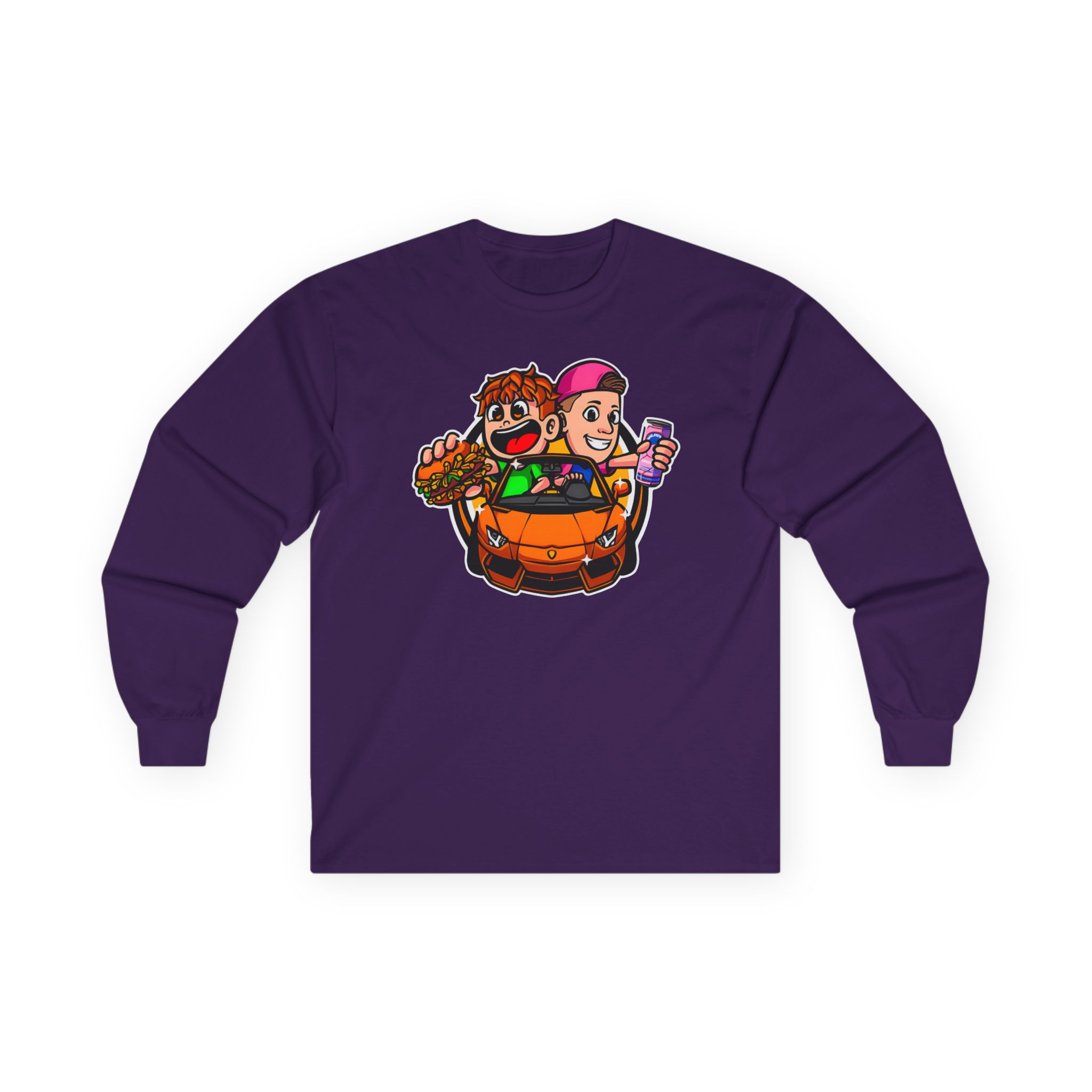 Burger Pommes Unisex Ultra Cotton Long Sleeve Tee