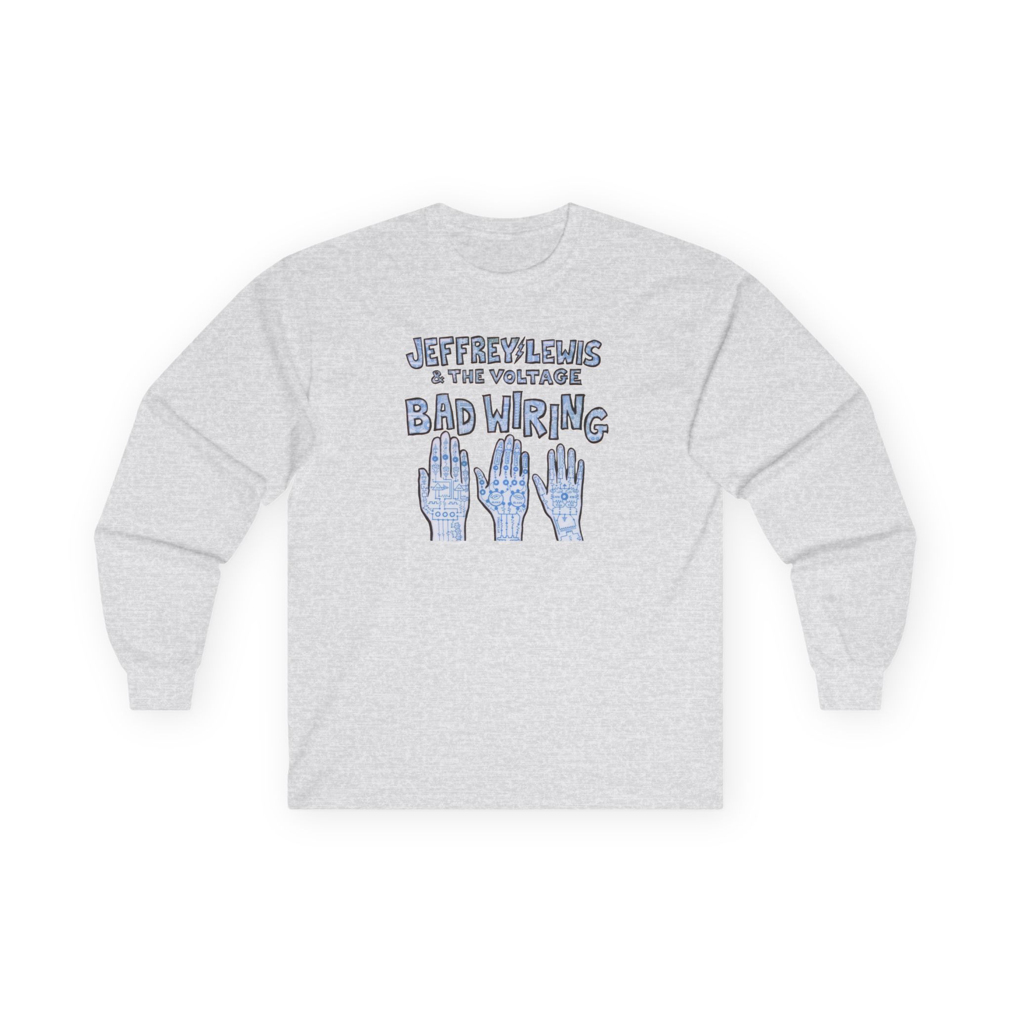 Jeffrey Lewis Bad Wiring 12" Unisex Ultra Cotton Long Sleeve Tee