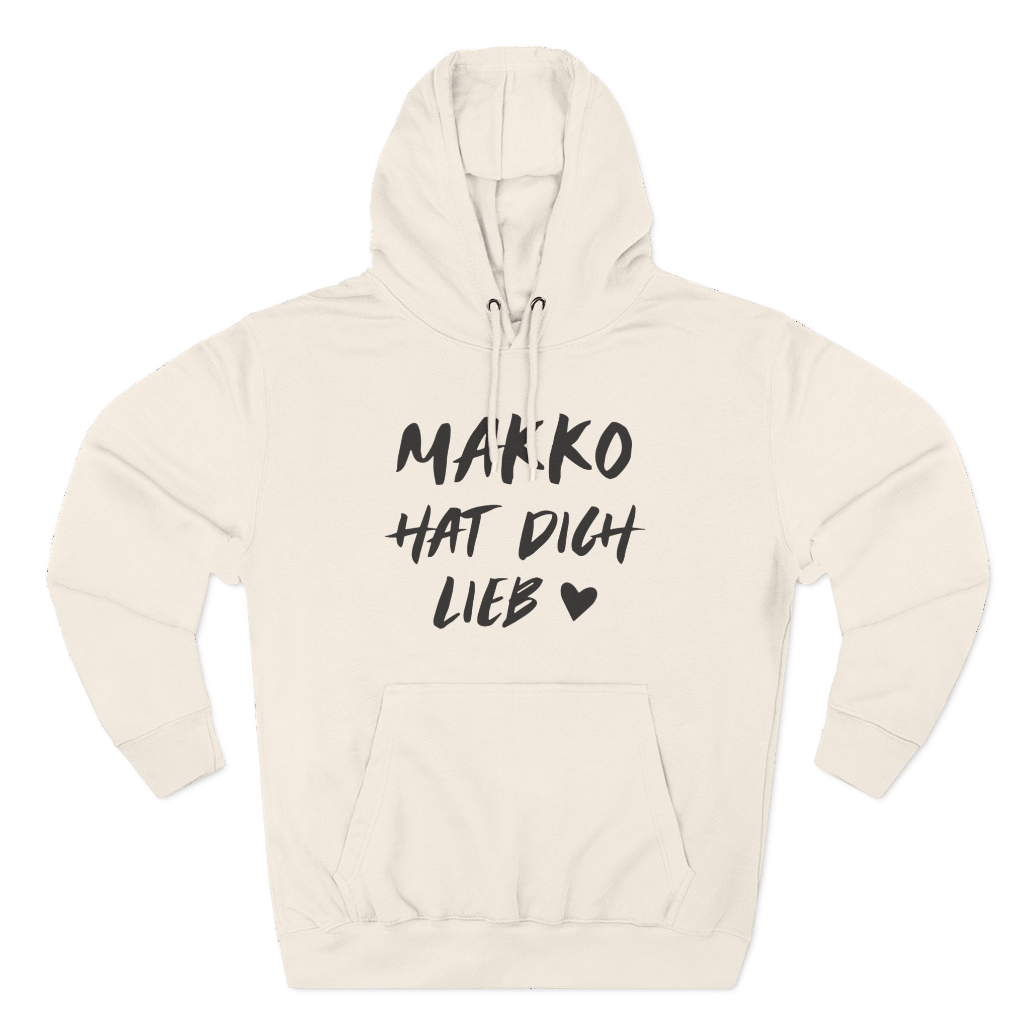 Makko Three-Panel Fleece Hoodie