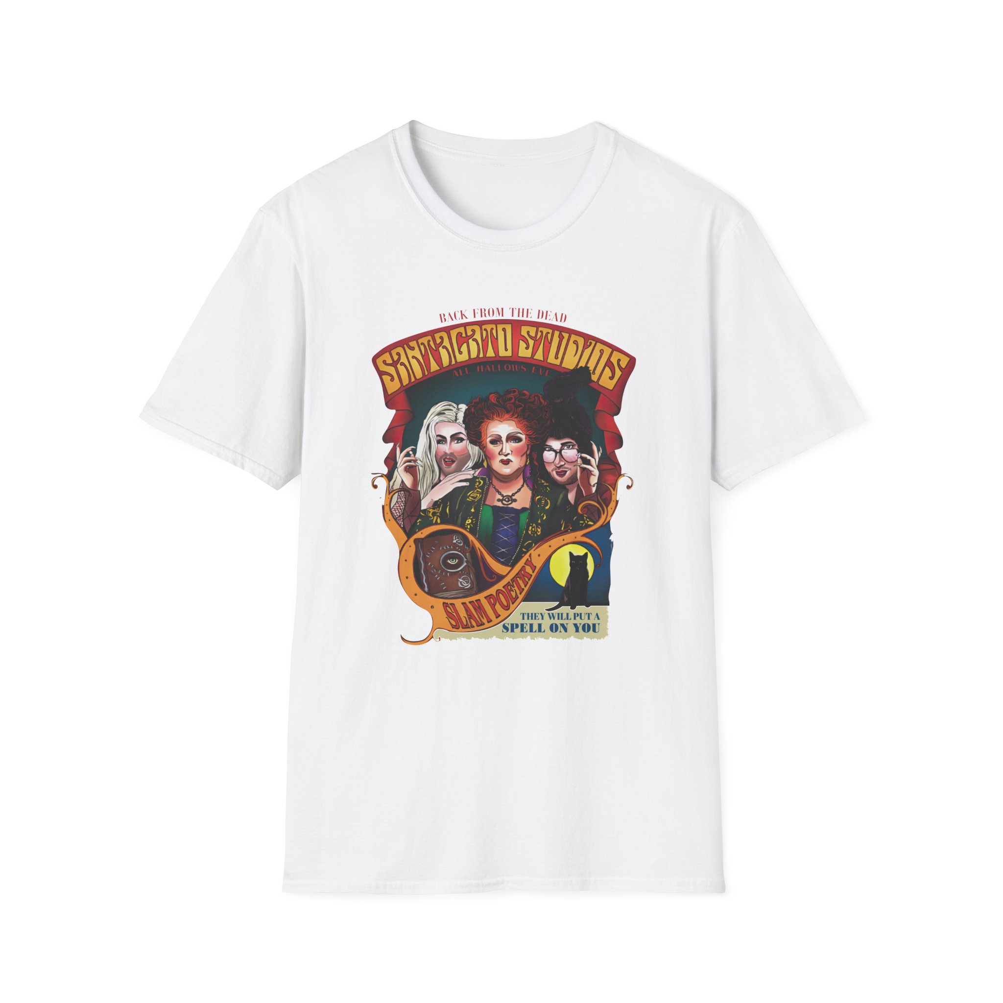 The Basement Yard Hocus Pocus Slam Poetry Unisex Softstyle T-Shirt