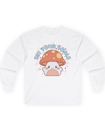 Set Your Goals Shroom Unisex Ultra Cotton Long Sleeve Tee