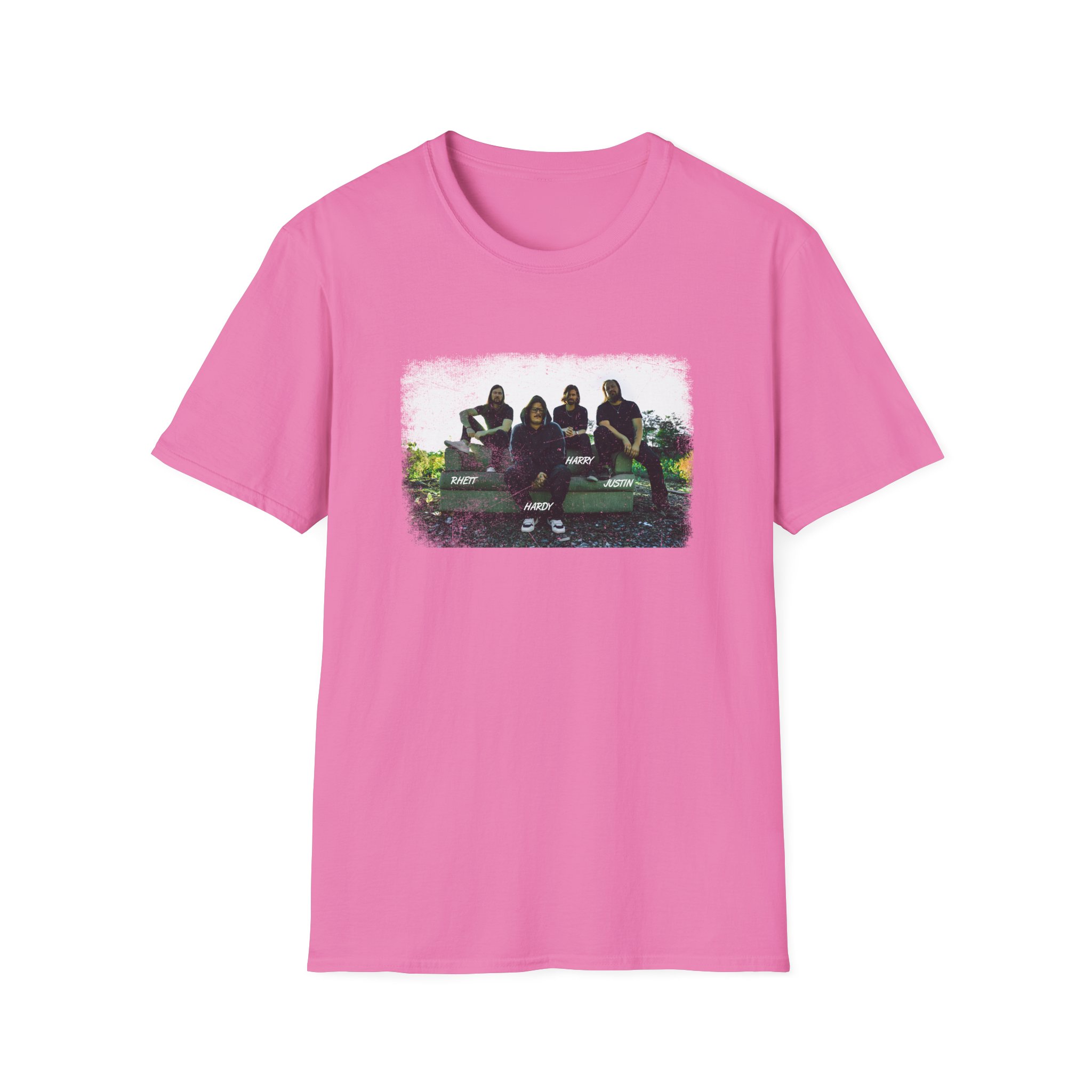 Hardy Band Photo Unisex Softstyle T-Shirt