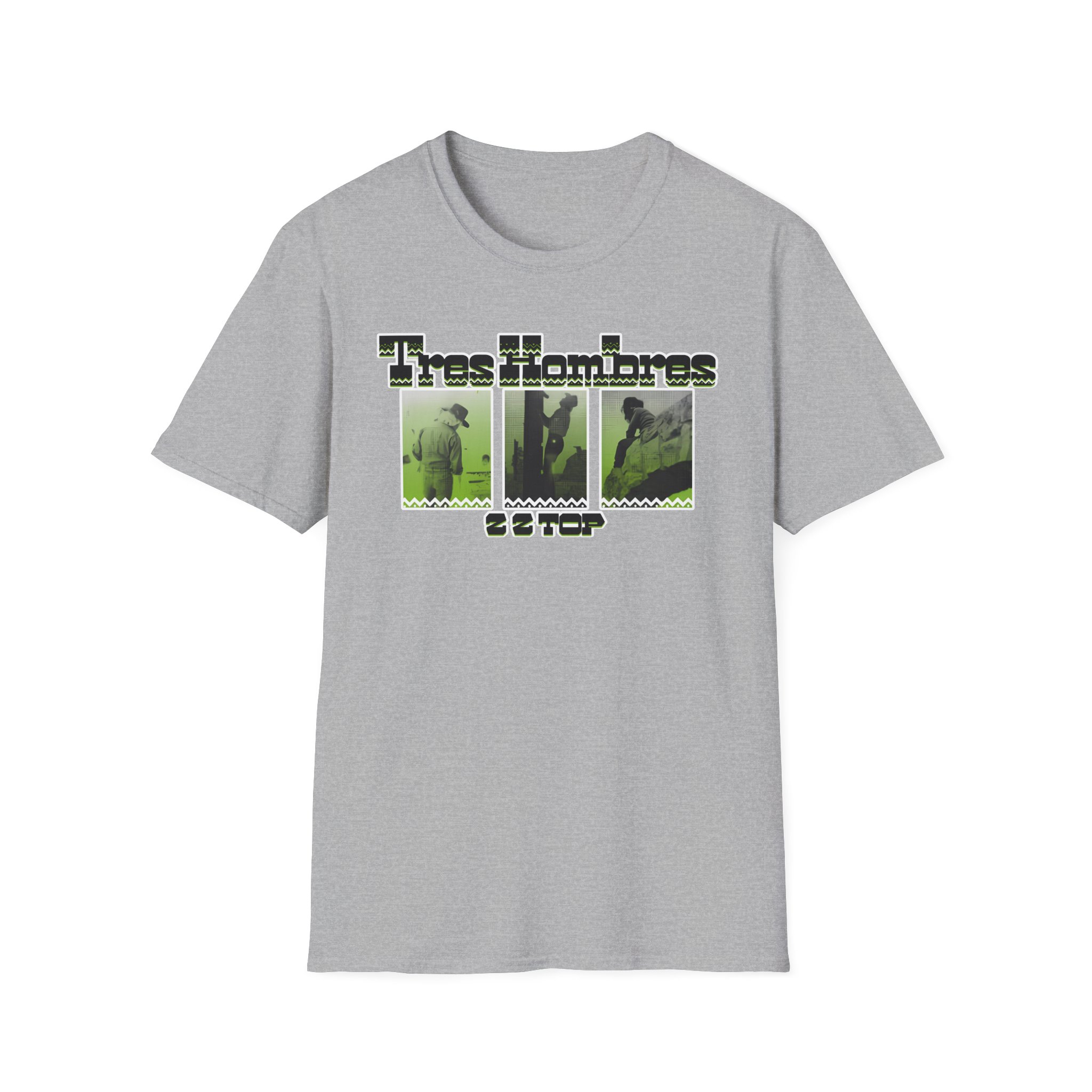 ZZ Top 3 Hombres Unisex Softstyle T-Shirt