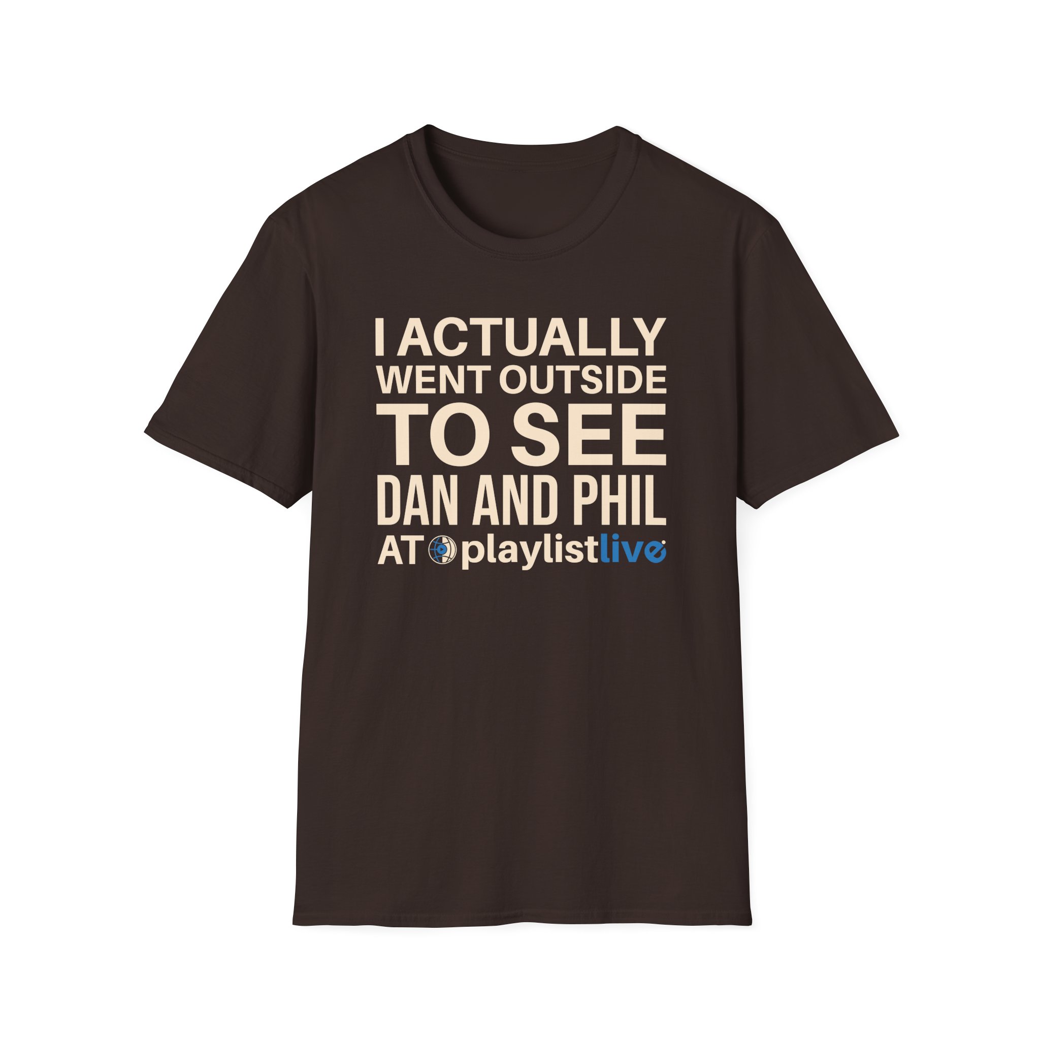 Dan and Phil Actually Went Outside to See Dan and Phil at Playlist Live Unisex Softstyle T-Shirt
